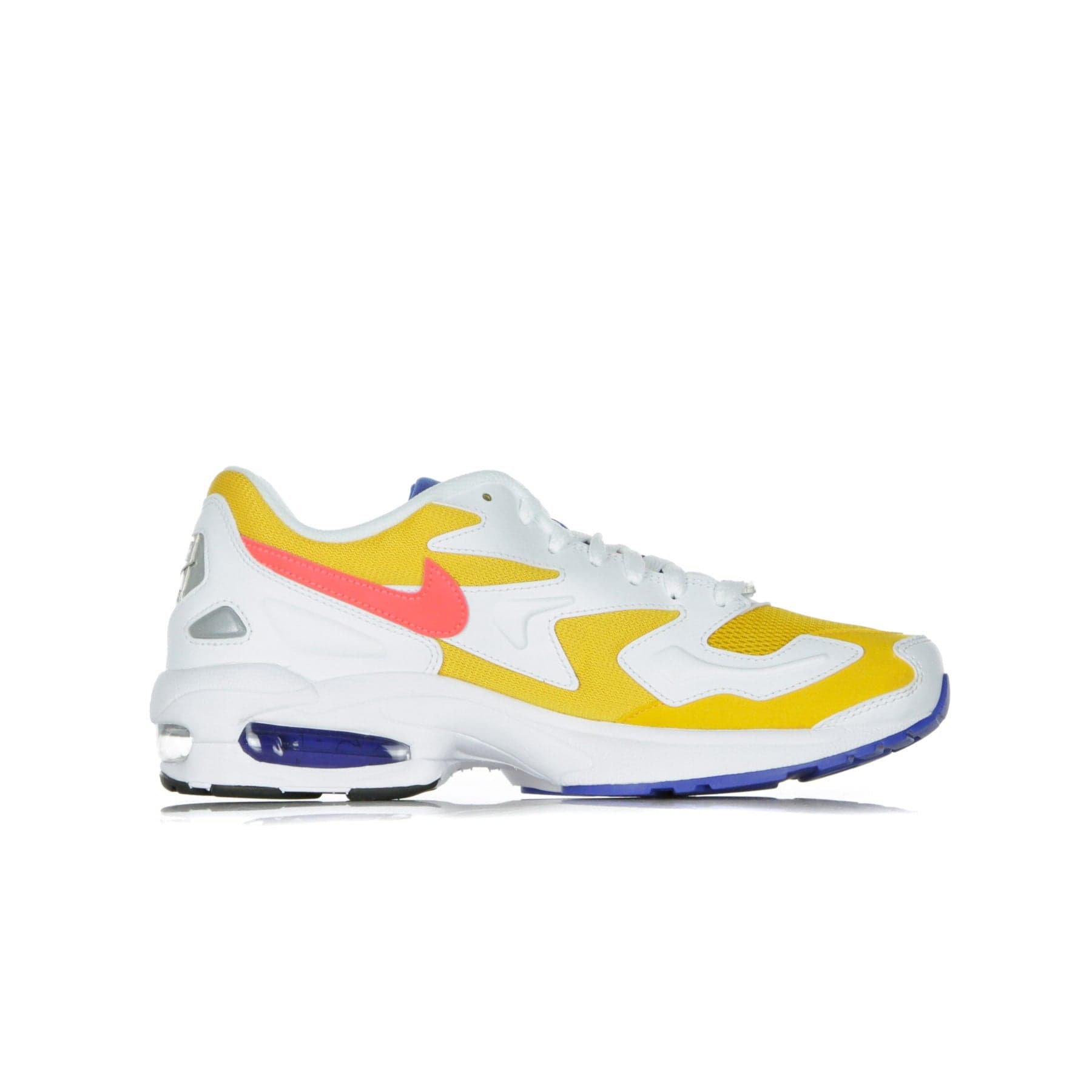 Nike Scarpa Bassa Uomo Air Max2 Light University Gold/flash Crimson/racer Blue - 2