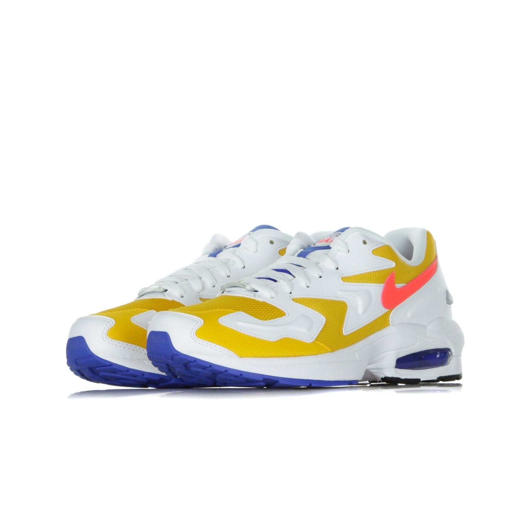 Nike Scarpa Bassa Uomo Air Max2 Light University Gold/flash Crimson/racer Blue - 3