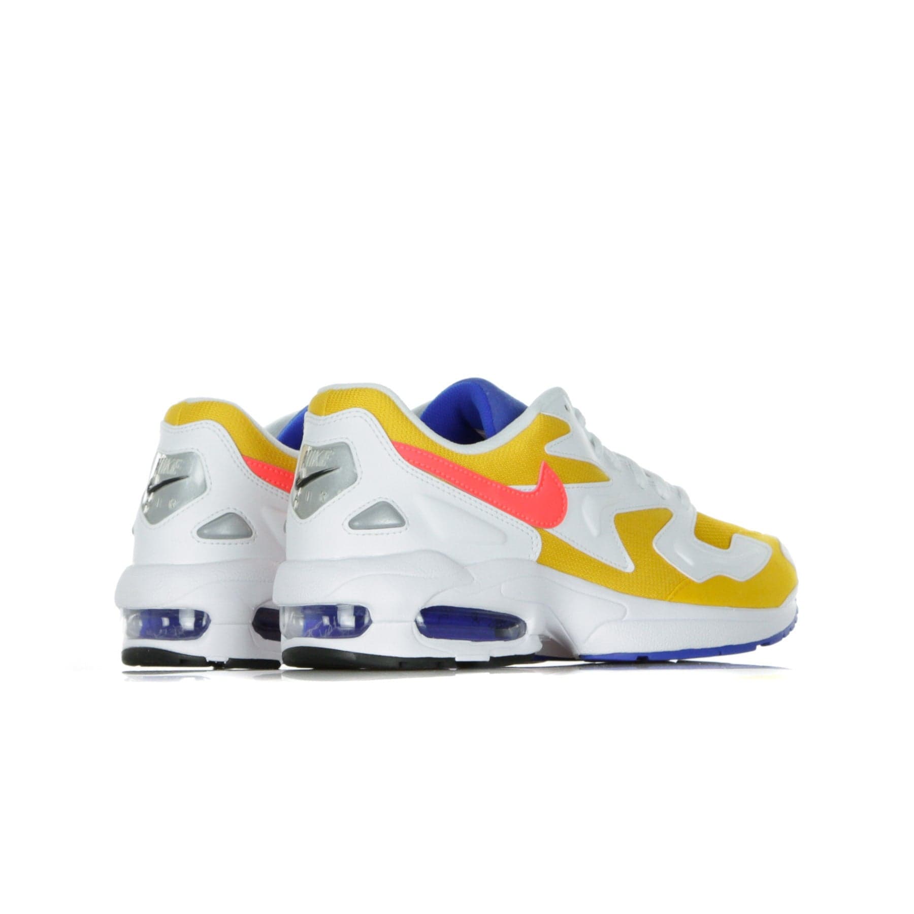 Nike Scarpa Bassa Uomo Air Max2 Light University Gold/flash Crimson/racer Blue - 6