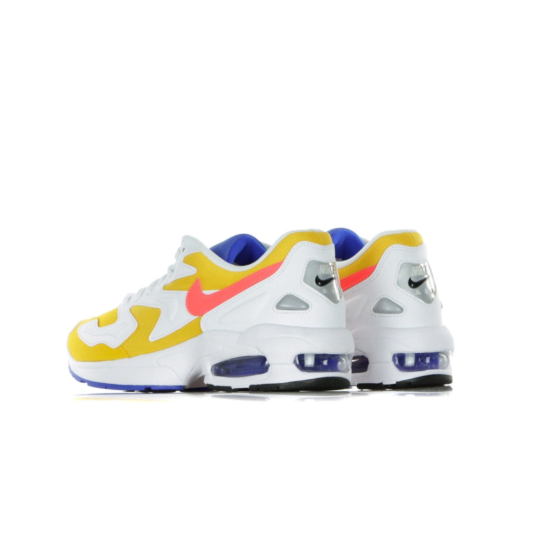 Nike Scarpa Bassa Uomo Air Max2 Light University Gold/flash Crimson/racer Blue - 8