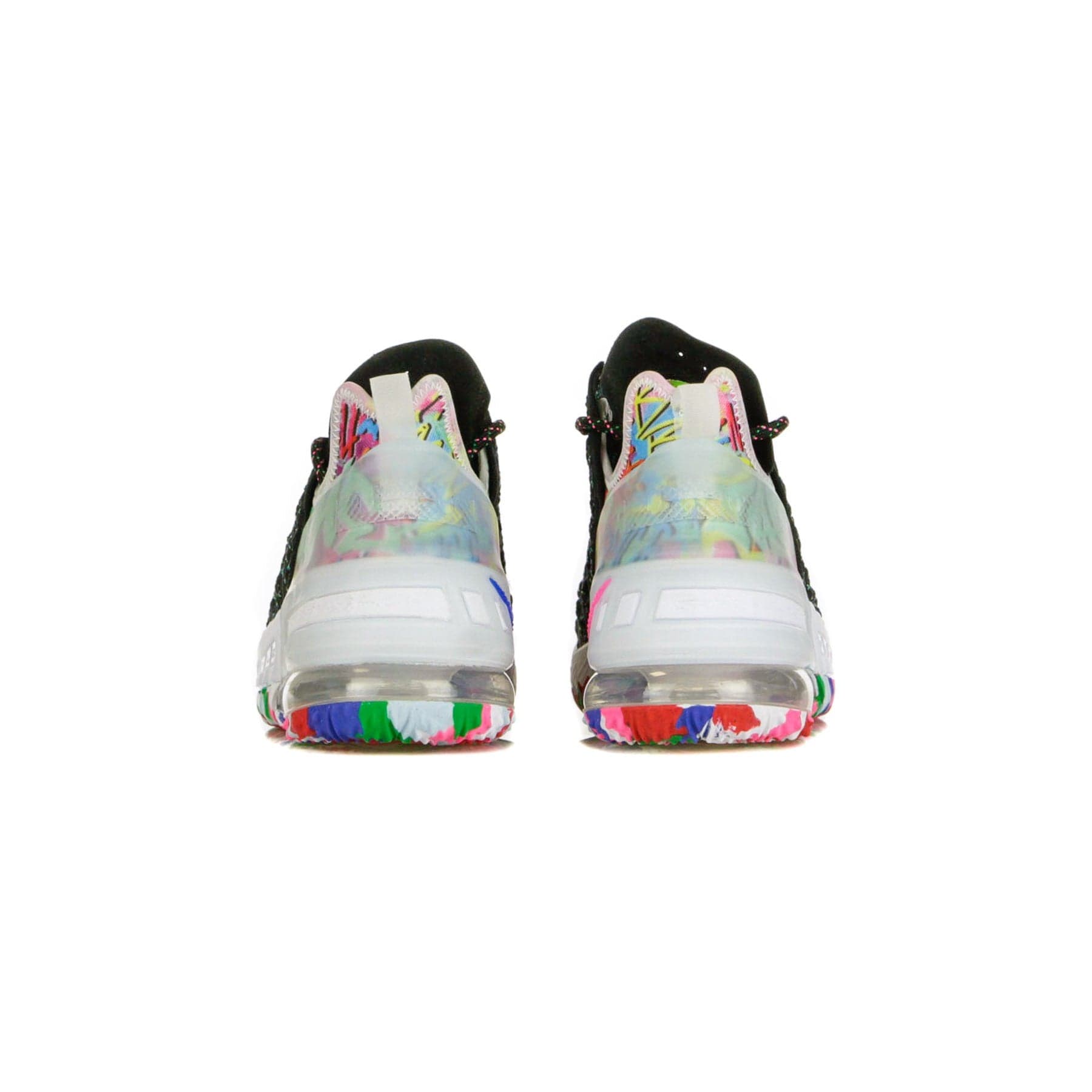 NIKE NBA Scarpa Alta Uomo Lebron Xviii Black/pink Blast/multi-color - 14