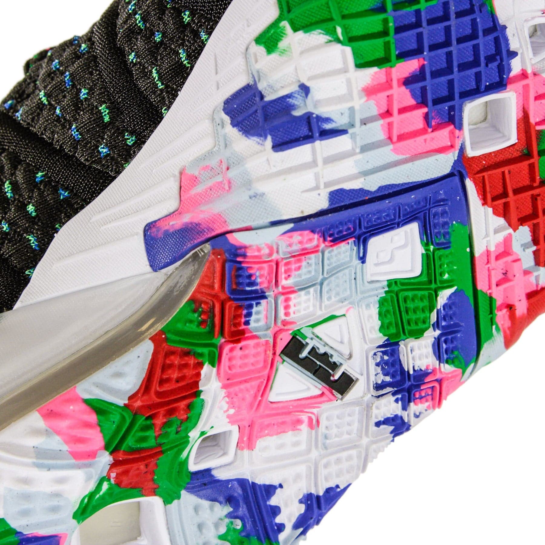 NIKE NBA Scarpa Alta Uomo Lebron Xviii Black/pink Blast/multi-color - 6