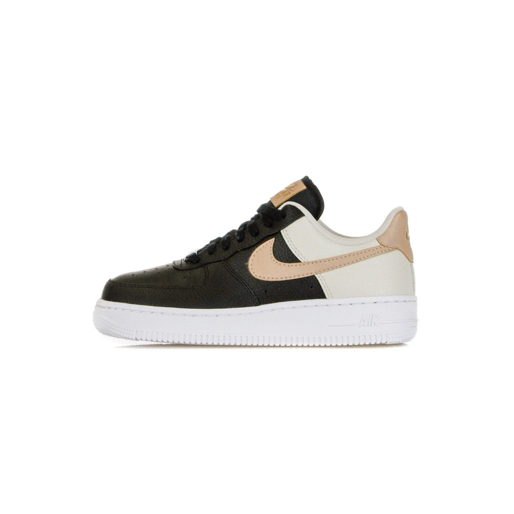 Nike Scarpa Bassa Donna W Air Force 1 '07 Black/mtlc Red Bronze/lt Orewood Brn - 13