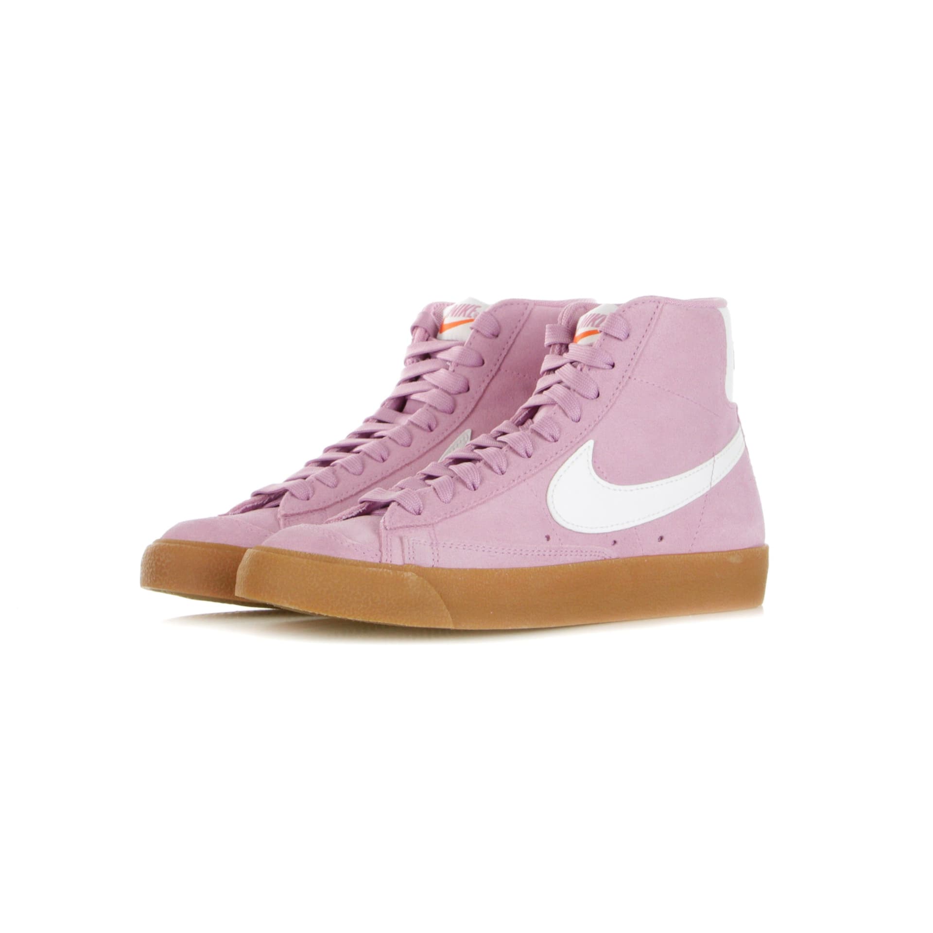 Nike Scarpa Alta Donna W Blazer Mid 77 Suede Beyond Pink/white/gum Med Brown - 5