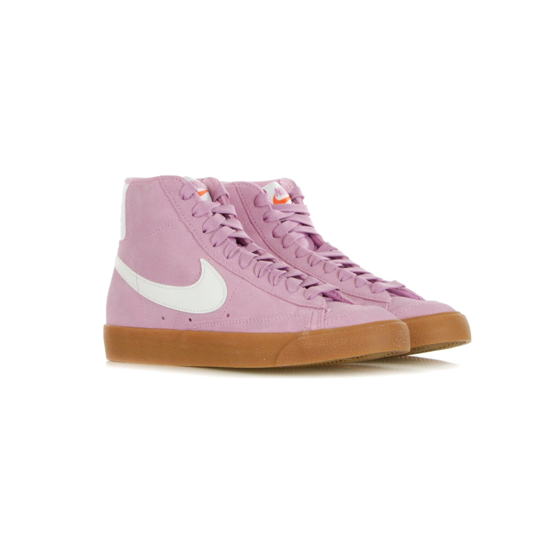 Nike Scarpa Alta Donna W Blazer Mid 77 Suede Beyond Pink/white/gum Med Brown - 7