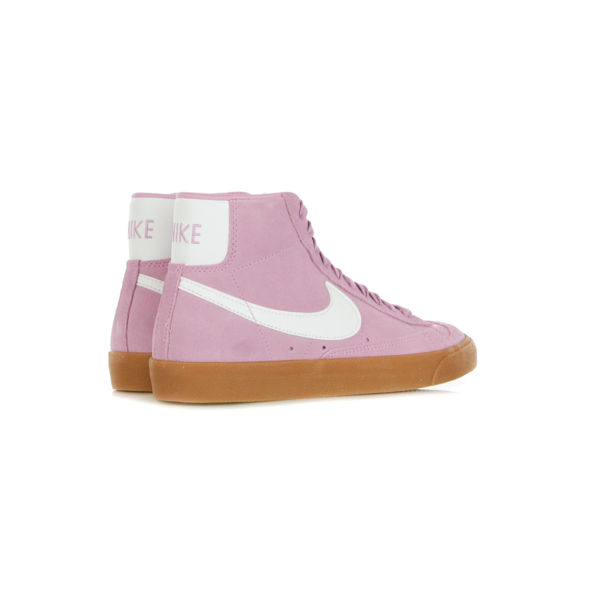 Nike Scarpa Alta Donna W Blazer Mid 77 Suede Beyond Pink/white/gum Med Brown - 8