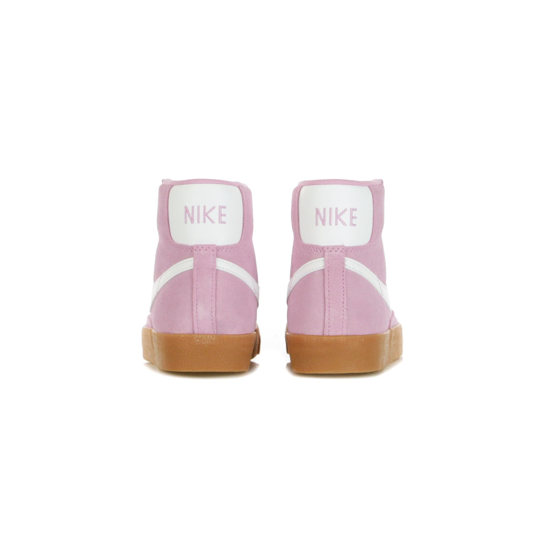 Nike Scarpa Alta Donna W Blazer Mid 77 Suede Beyond Pink/white/gum Med Brown - 9