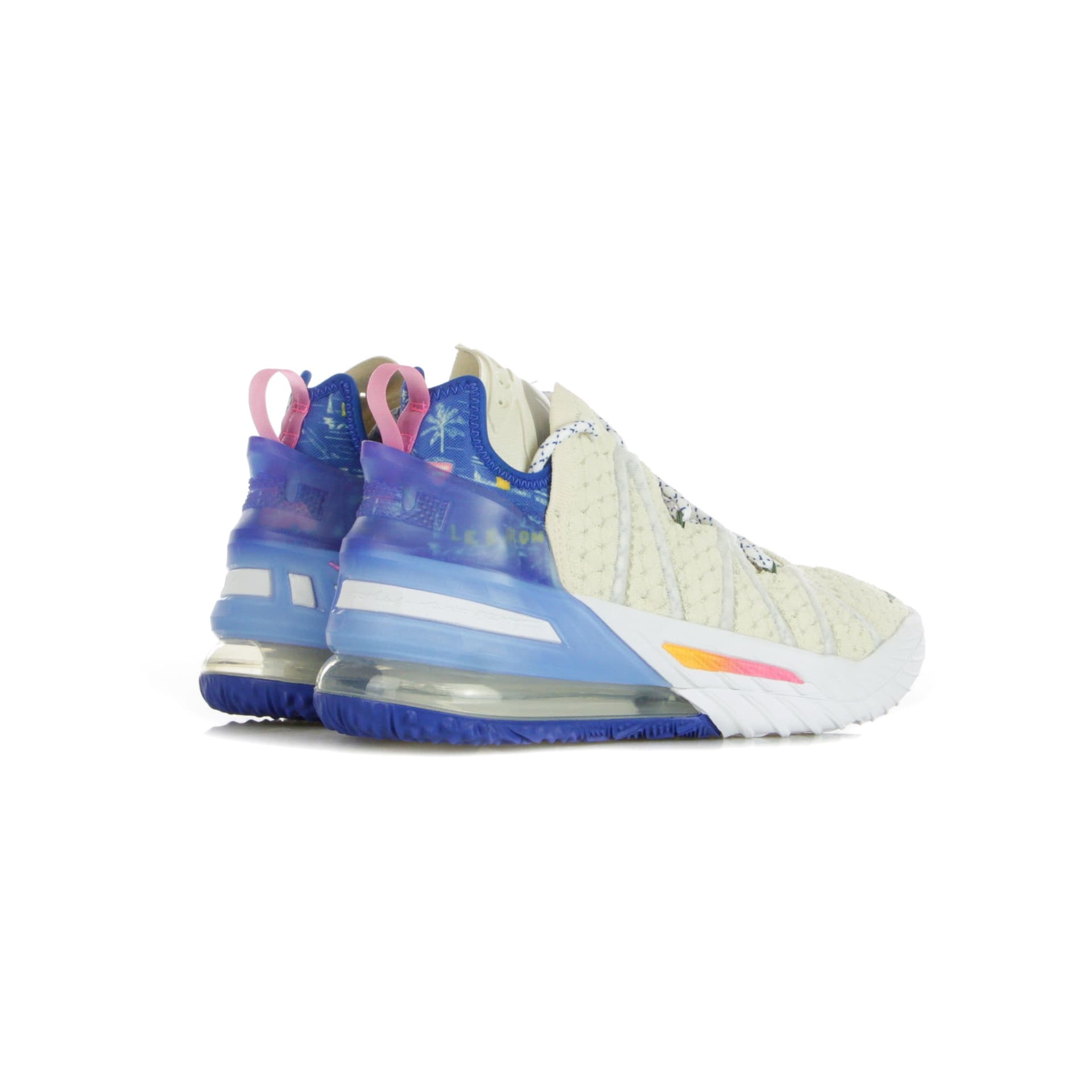 NIKE NBA Scarpa Alta Uomo Lebron Xviii "los Angeles By Day" Light Cream/pink Glow/game Royal - 6