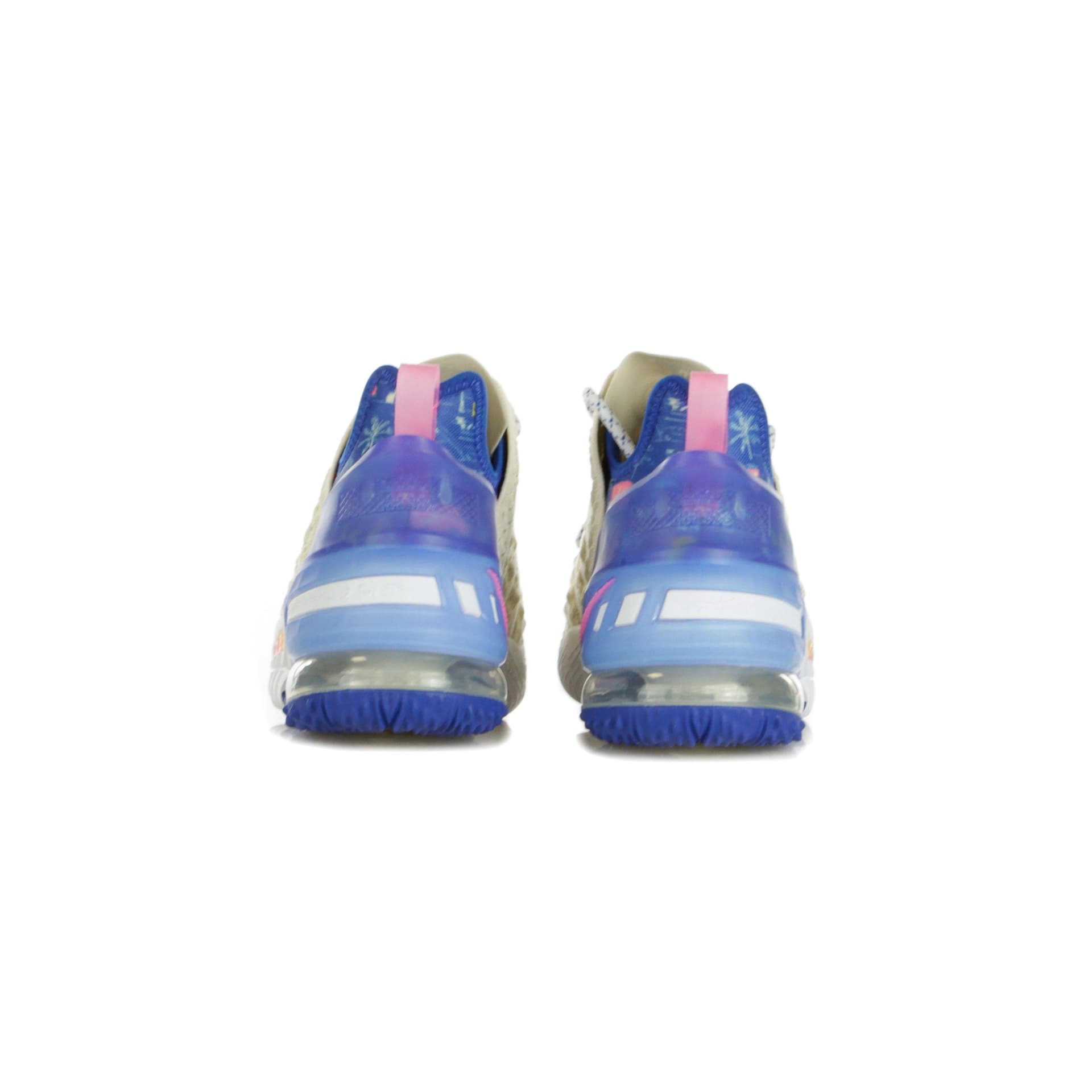 NIKE NBA Scarpa Alta Uomo Lebron Xviii "los Angeles By Day" Light Cream/pink Glow/game Royal - 7