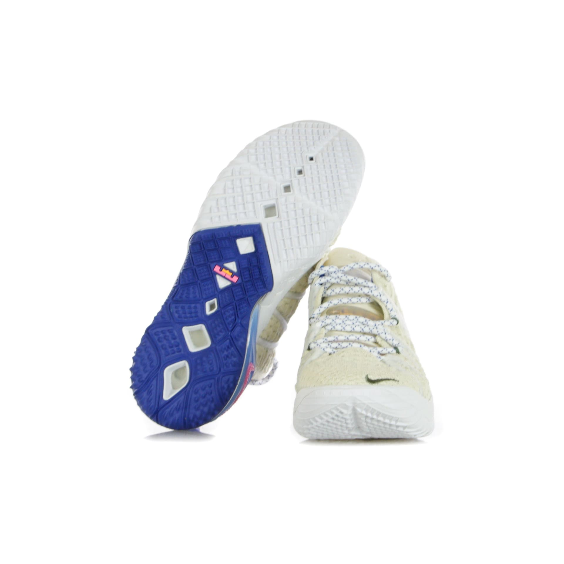 NIKE NBA Scarpa Alta Uomo Lebron Xviii "los Angeles By Day" Light Cream/pink Glow/game Royal - 9