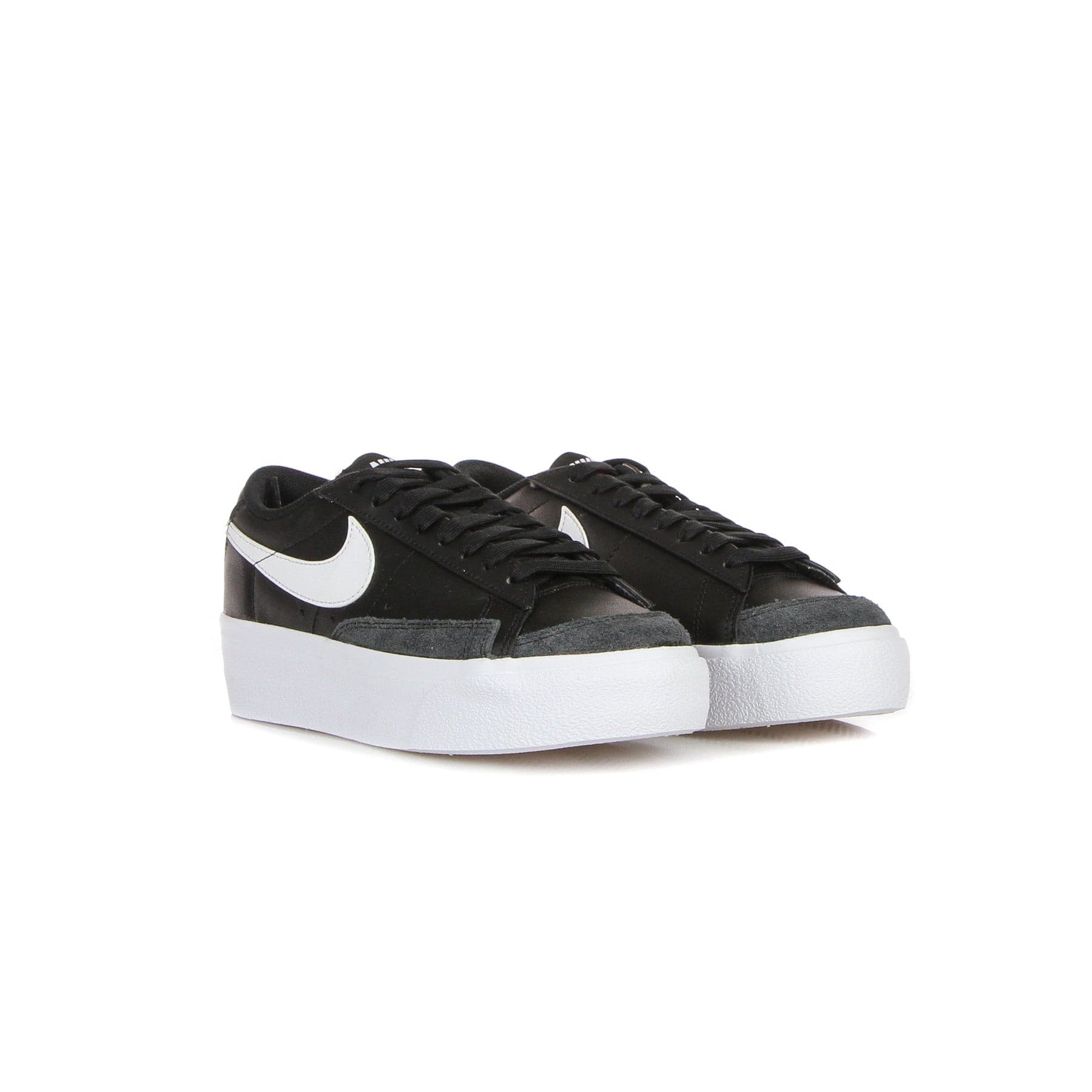 Nike Scarpa Bassa Donna W Blazer Low Platform Black/white/black/black - 5