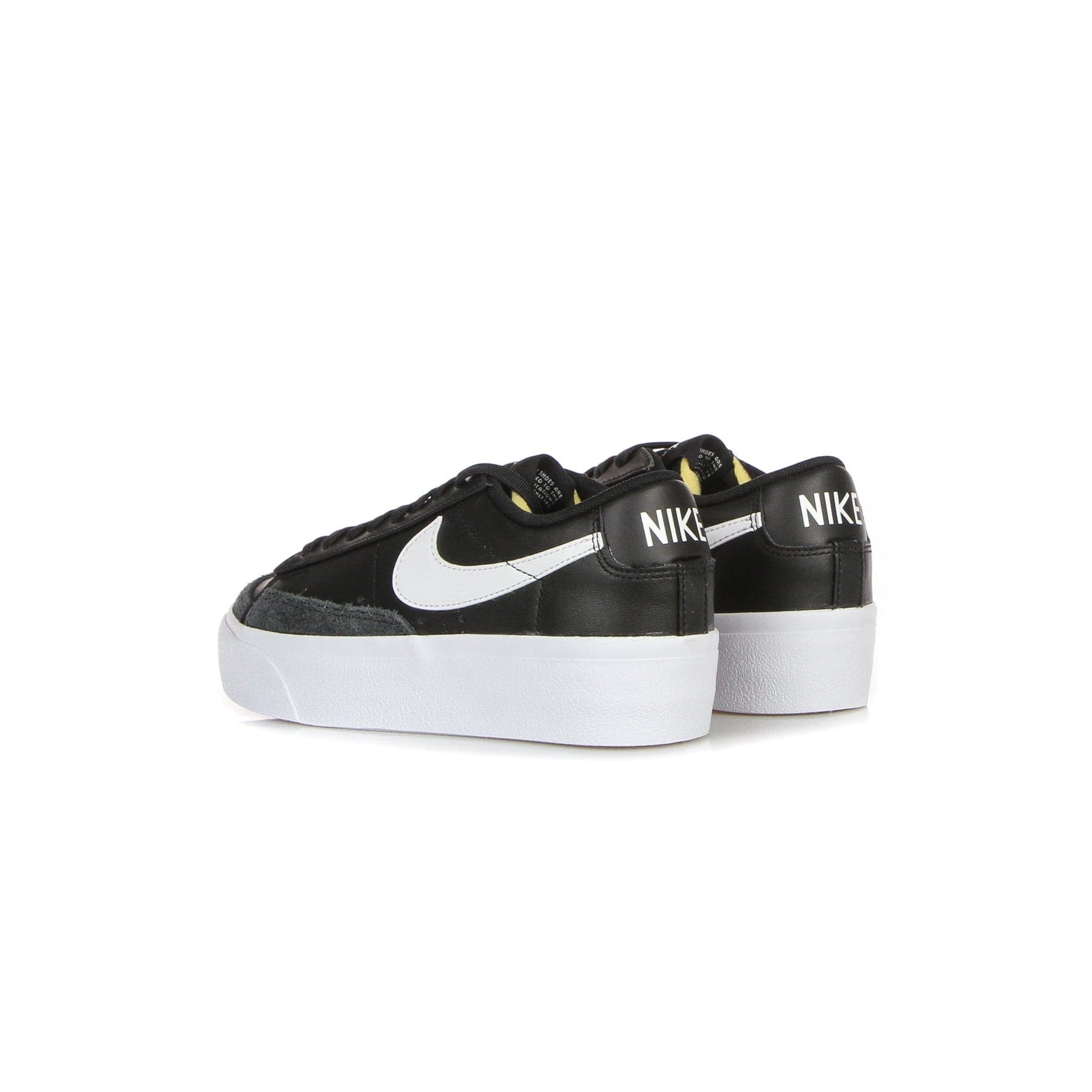 Nike Scarpa Bassa Donna W Blazer Low Platform Black/white/black/black - 8