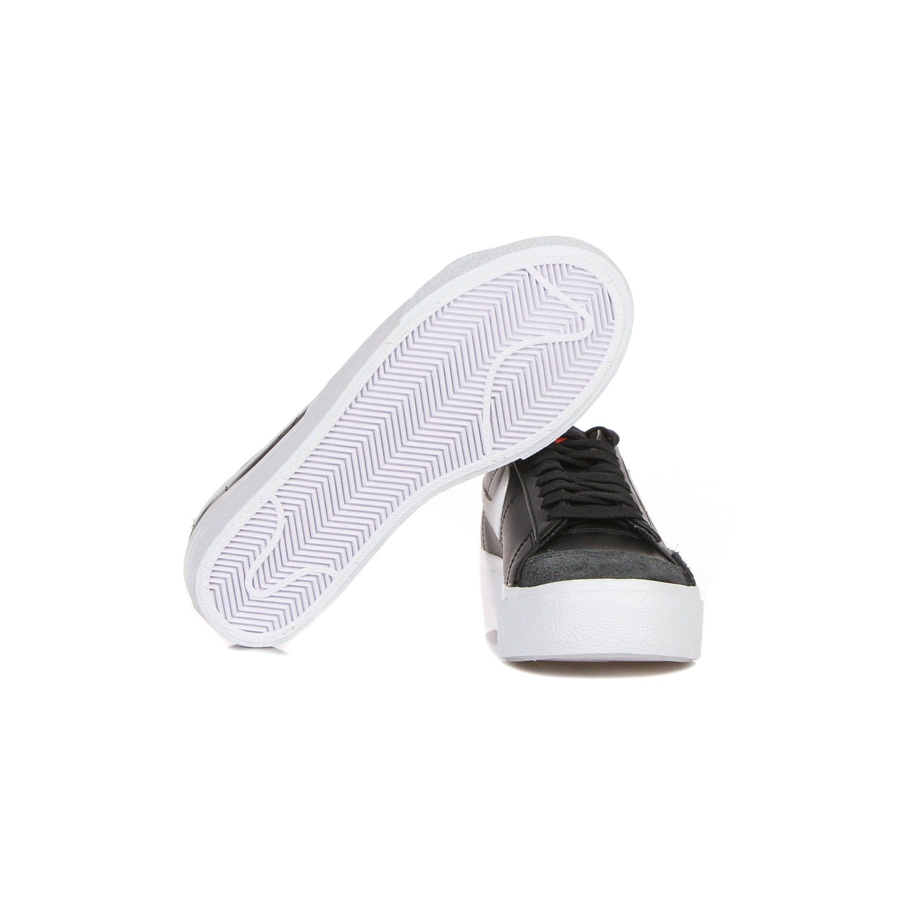 Nike Scarpa Bassa Donna W Blazer Low Platform Black/white/black/black - 9