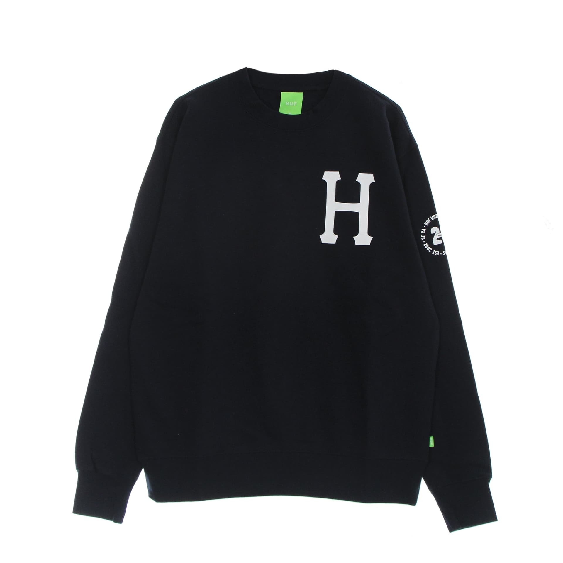 HUF Felpa Girocollo Uomo Forever Crew Navy - 5