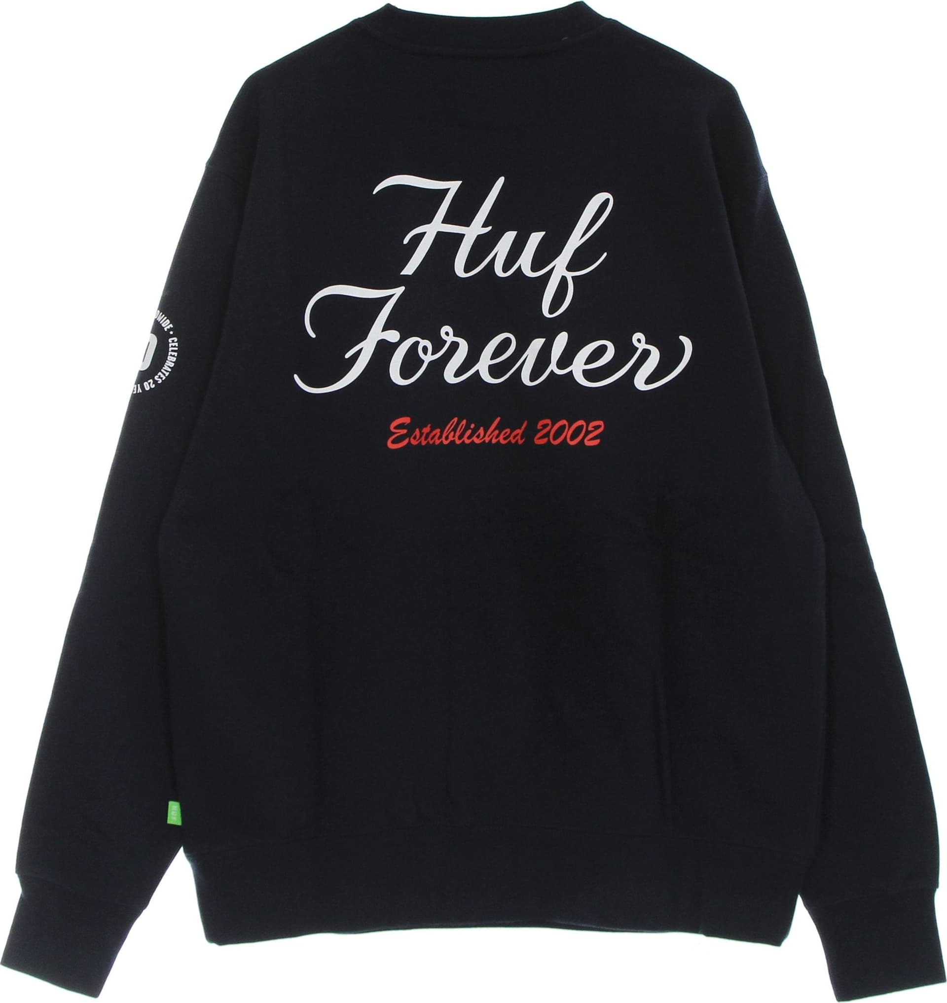 HUF Felpa Girocollo Uomo Forever Crew Navy - 2