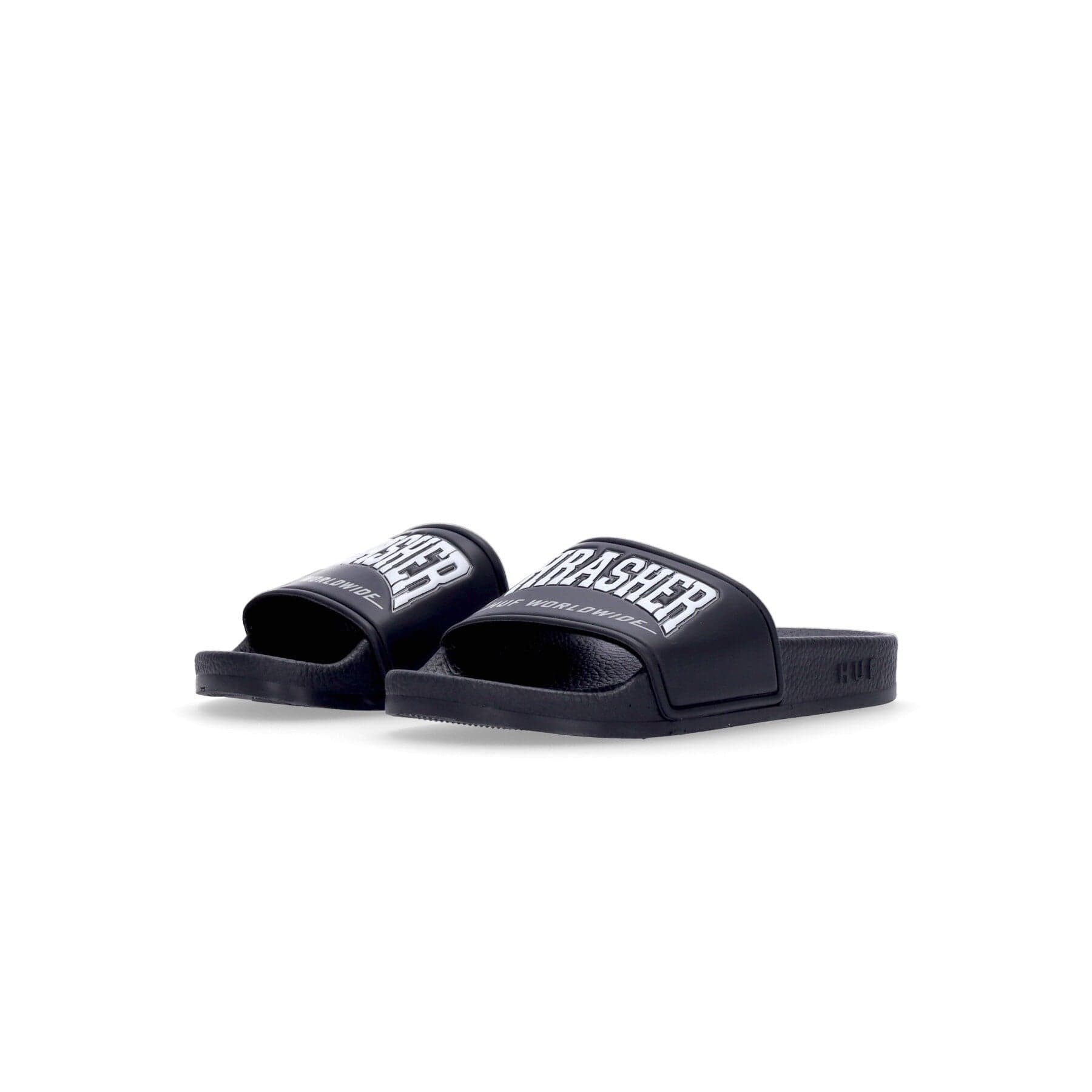 HUF Ciabatte Uomo Slide X Thrasher Black - 6
