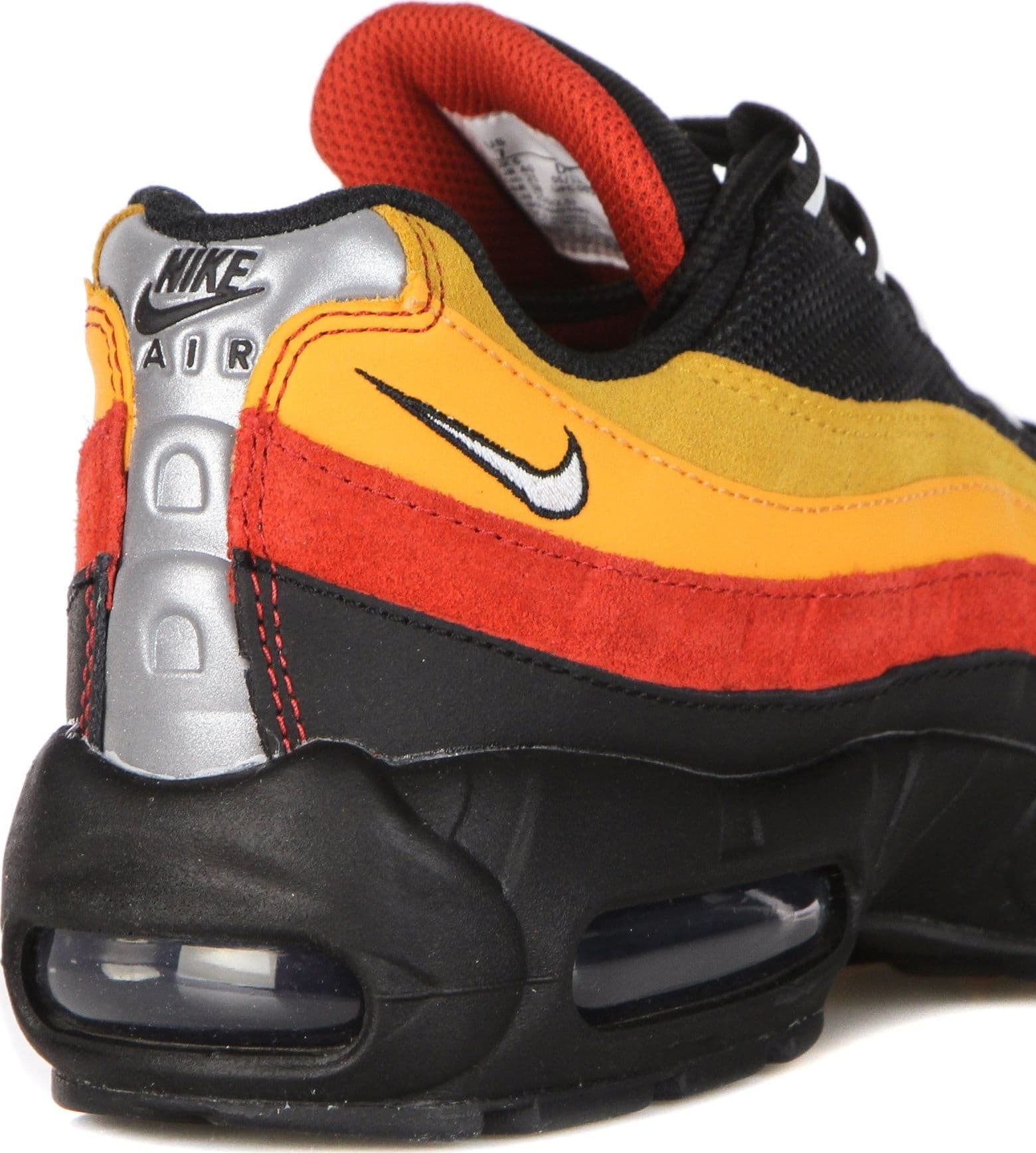 Nike Scarpa Bassa Uomo Air Max 95 Black/white/cosmic Clay/kumquat - 12