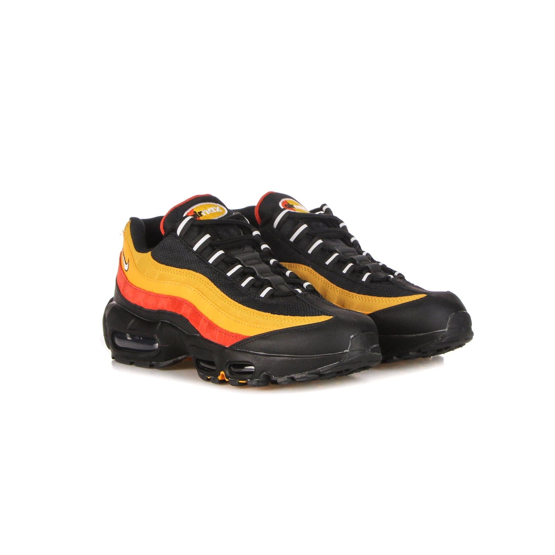 Nike Scarpa Bassa Uomo Air Max 95 Black/white/cosmic Clay/kumquat - 5