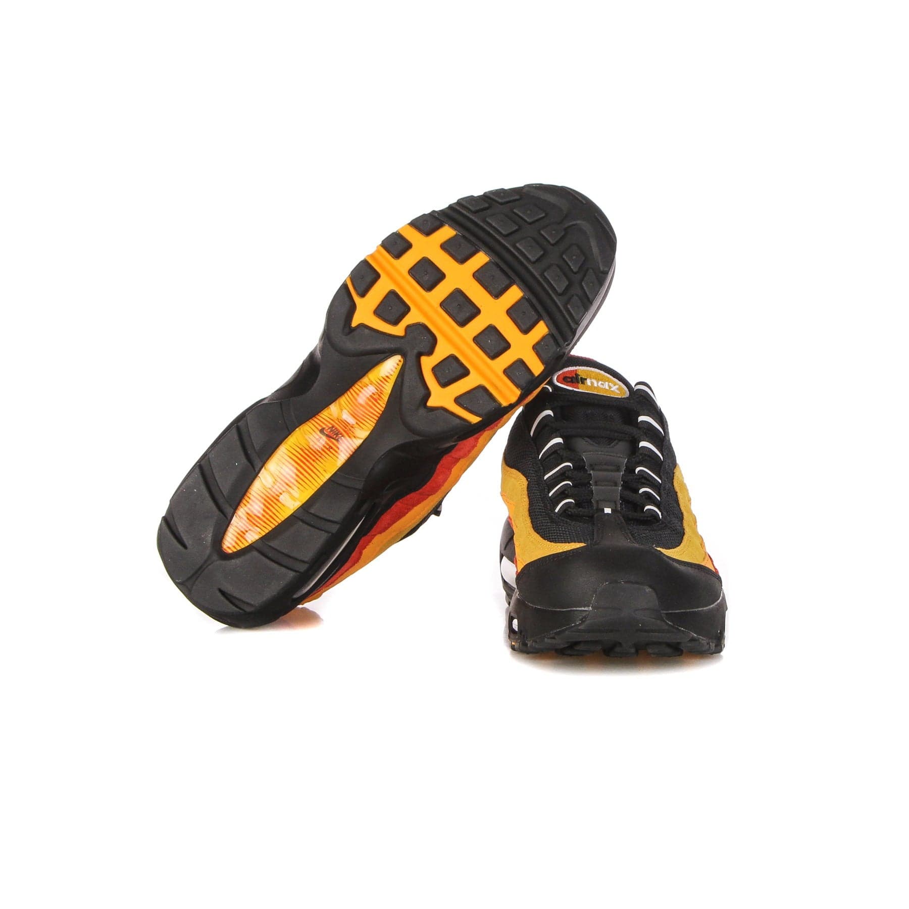 Nike Scarpa Bassa Uomo Air Max 95 Black/white/cosmic Clay/kumquat - 9