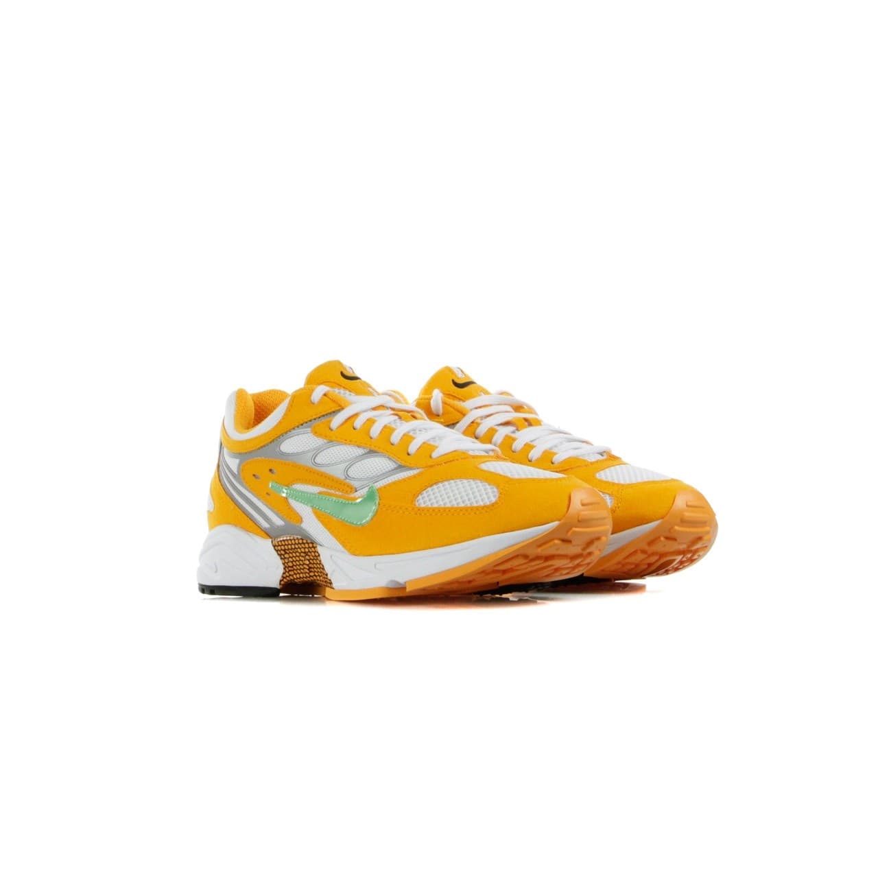 Nike Scarpa Bassa Uomo Air Ghost Racer Orange Peel/aphid Green/pure Platinum - 5