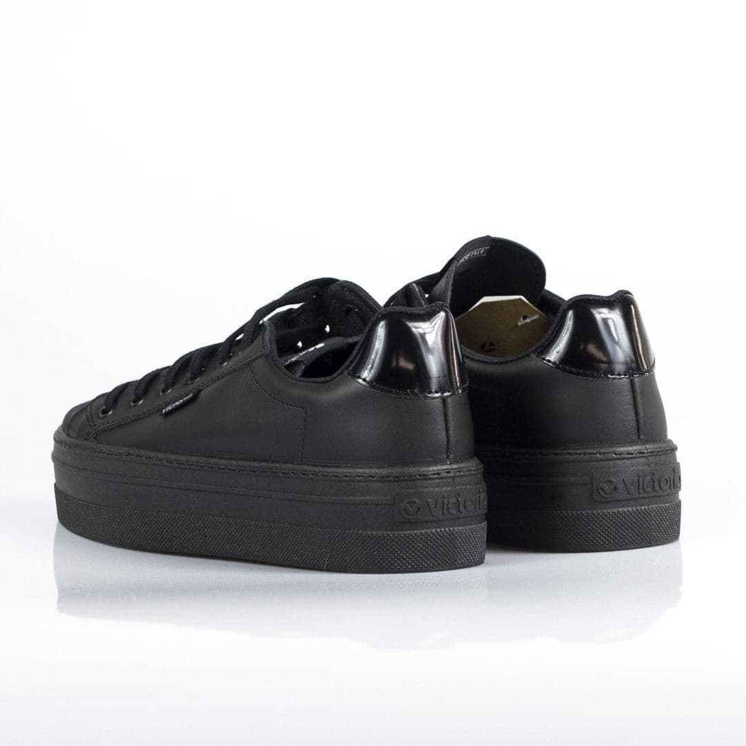 VICTORIA Scarpa Bassa Donna Deportivo Piel Negro - 5