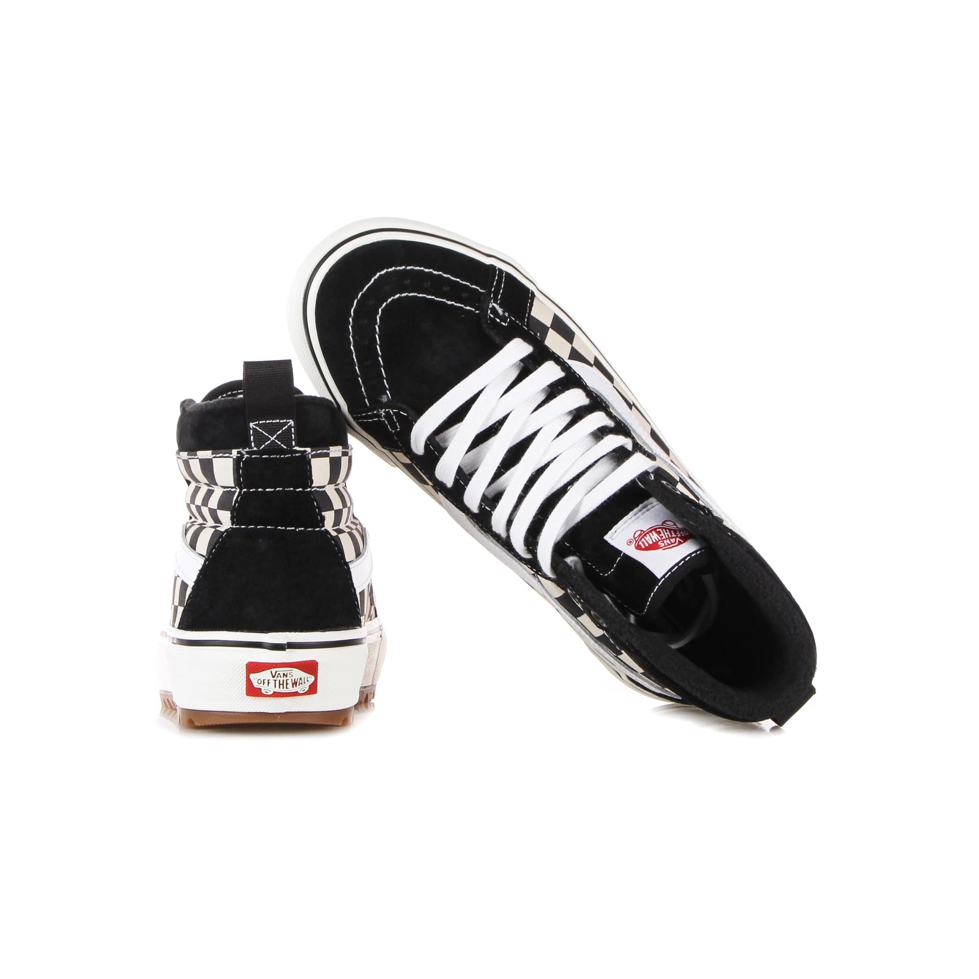 VANS Scarpa Alta Uomo Sk8-hi Mte-1 Black/white/checkerboard - 10