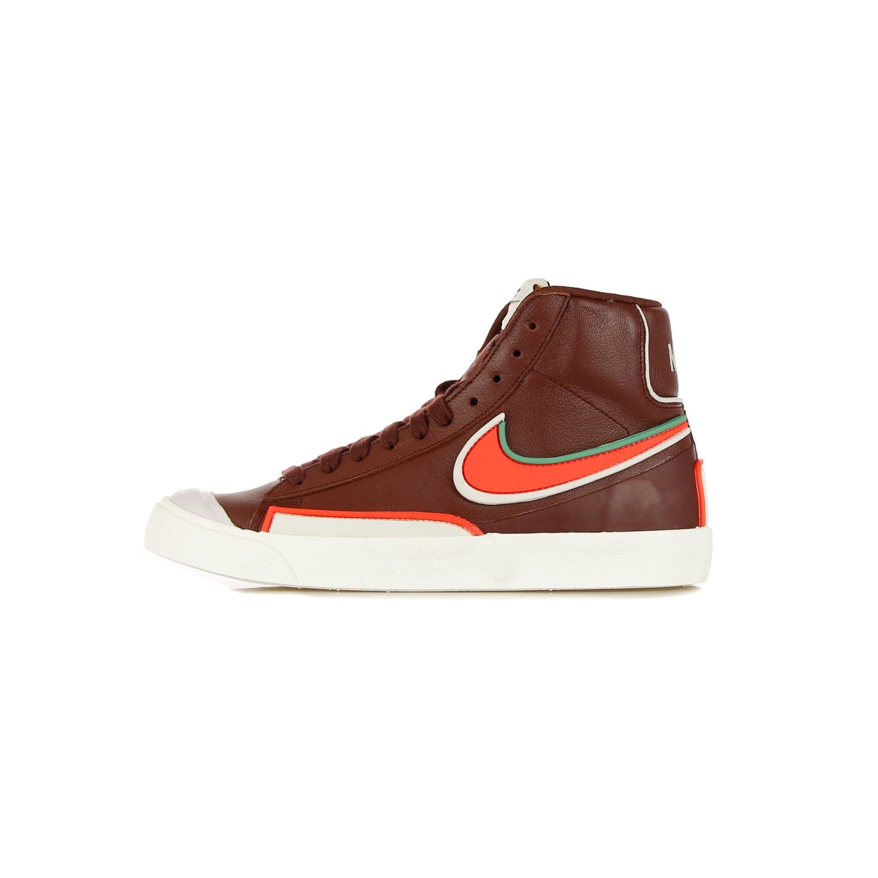 Nike Scarpa Alta Uomo Blazer Mid 77 Infinite Bronze Eclipse/bright Crimson/light Bone - 13