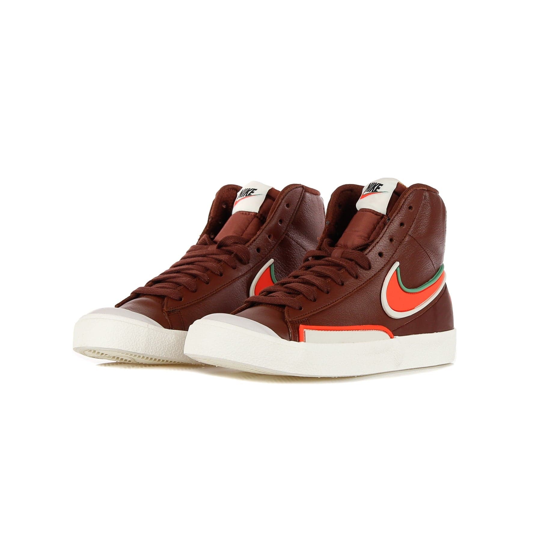 Nike Scarpa Alta Uomo Blazer Mid 77 Infinite Bronze Eclipse/bright Crimson/light Bone - 3