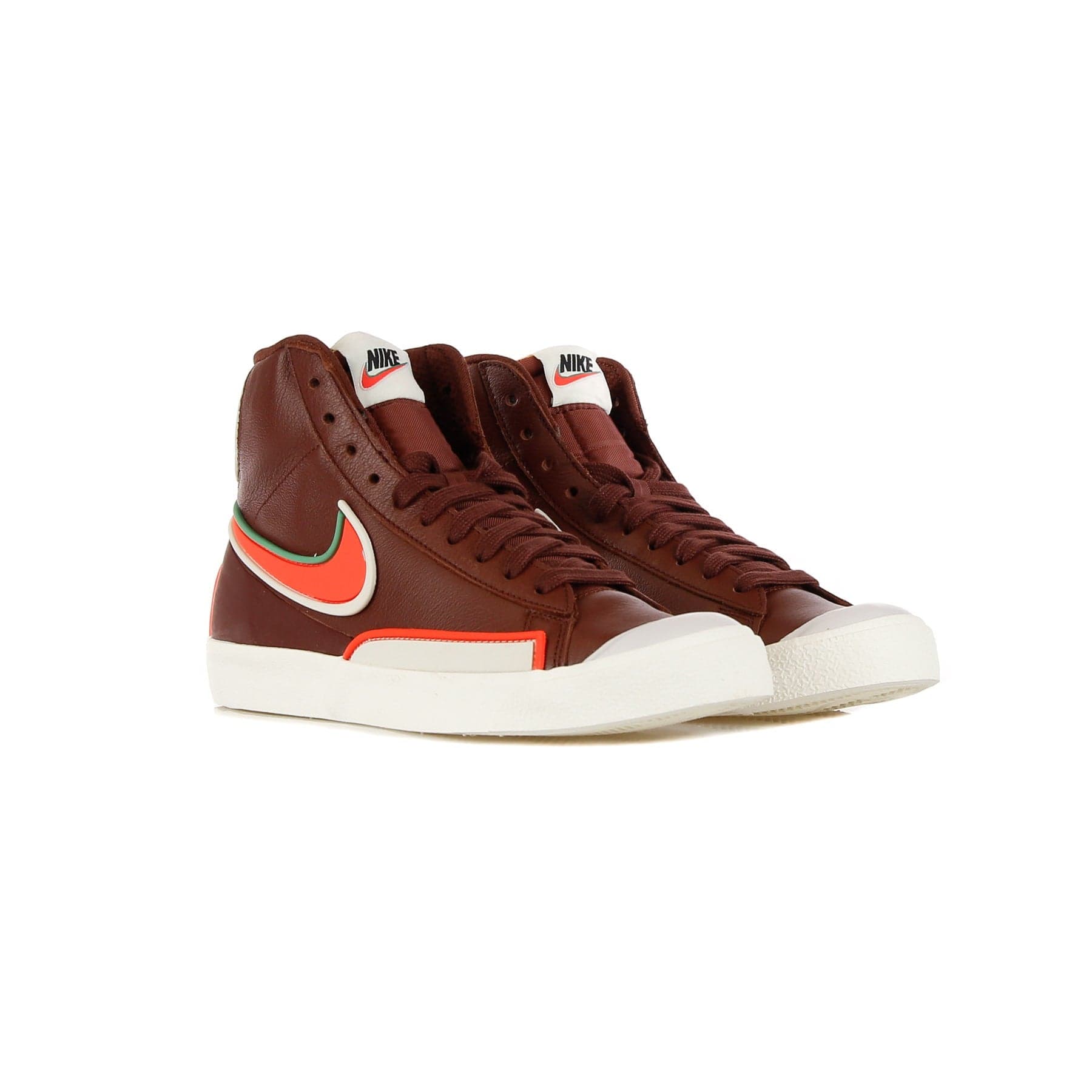 Nike Scarpa Alta Uomo Blazer Mid 77 Infinite Bronze Eclipse/bright Crimson/light Bone - 5