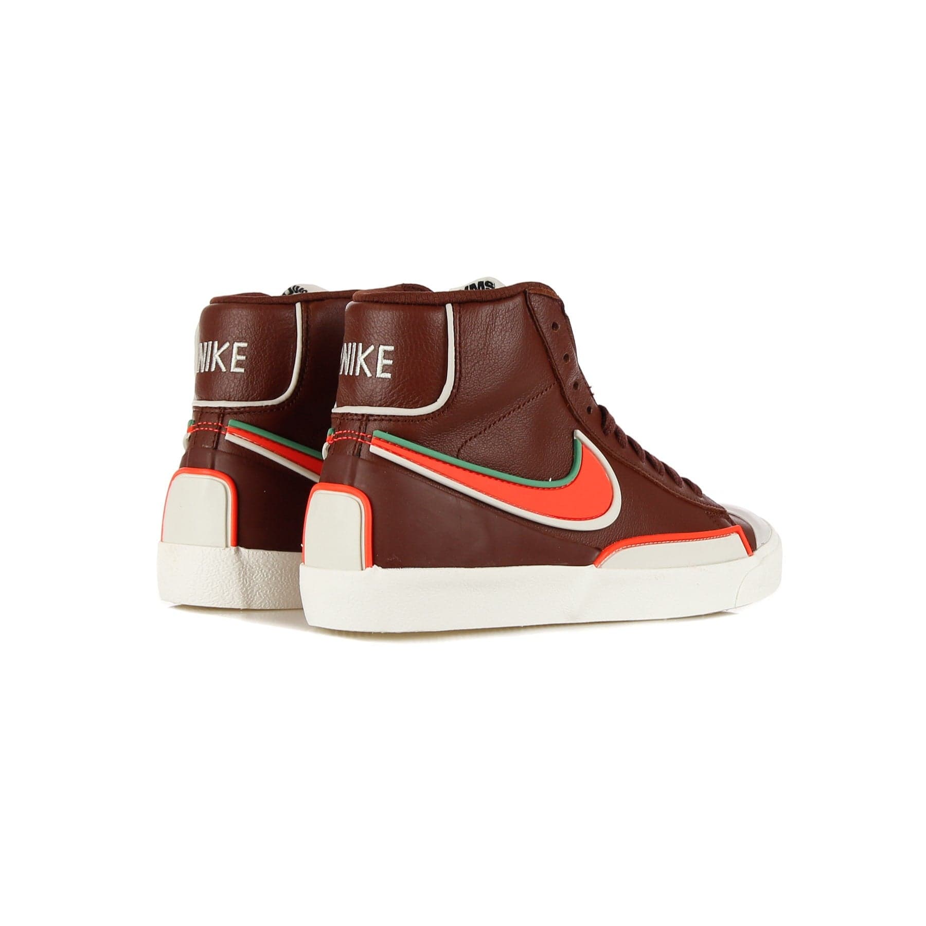 Nike Scarpa Alta Uomo Blazer Mid 77 Infinite Bronze Eclipse/bright Crimson/light Bone - 6