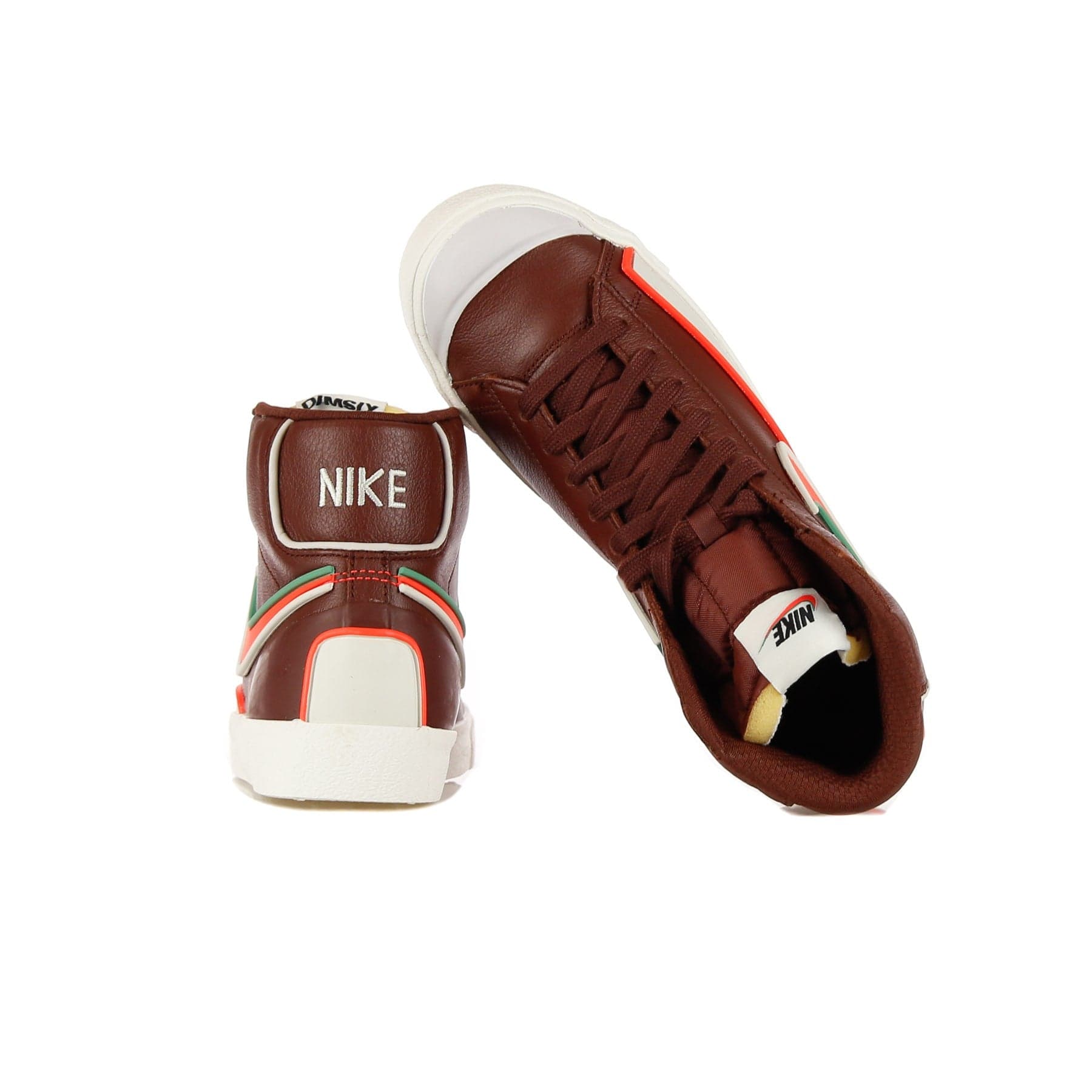 Nike Scarpa Alta Uomo Blazer Mid 77 Infinite Bronze Eclipse/bright Crimson/light Bone - 10