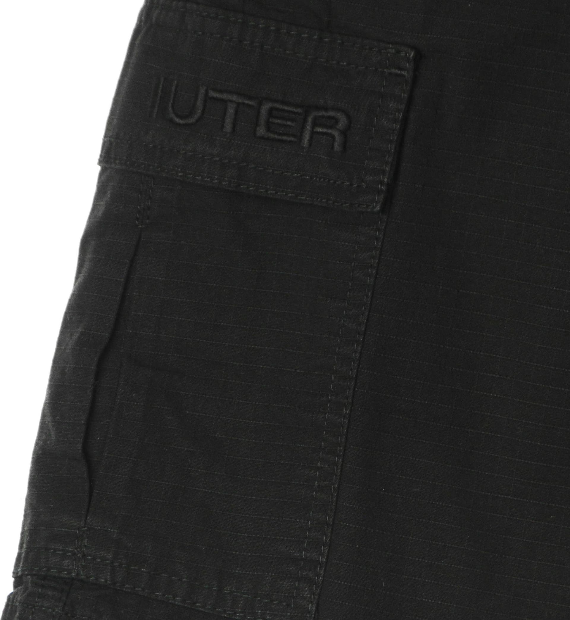 IUTER Pantalone Corto Uomo Cargo Short Black - 3