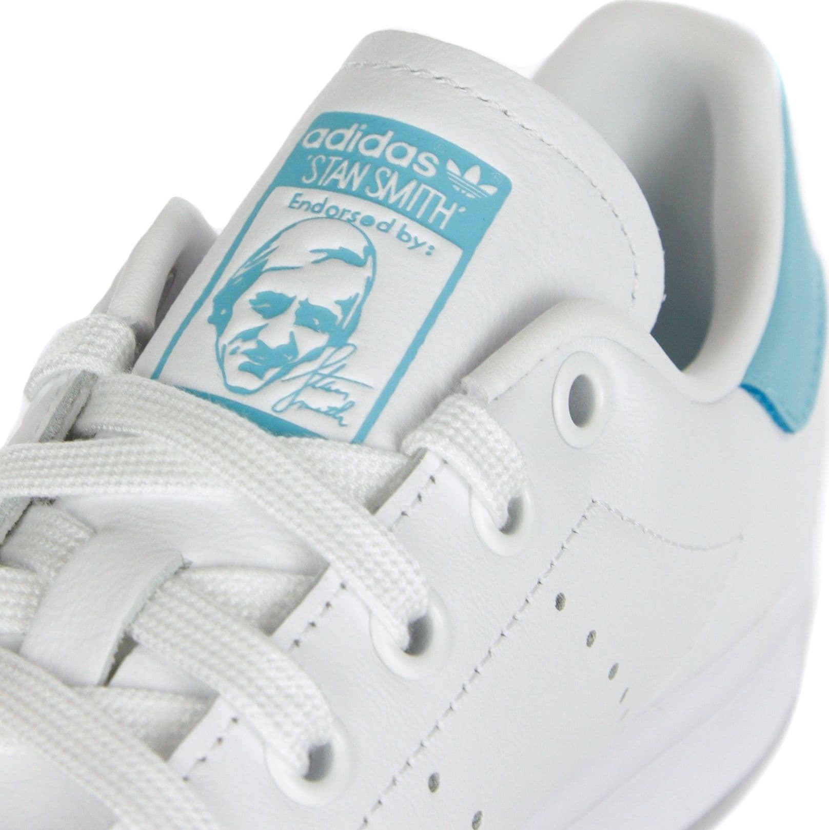 Adidas Scarpa Bassa Uomo Stan Smith Cloud White/cloud White/blue Glow - 11
