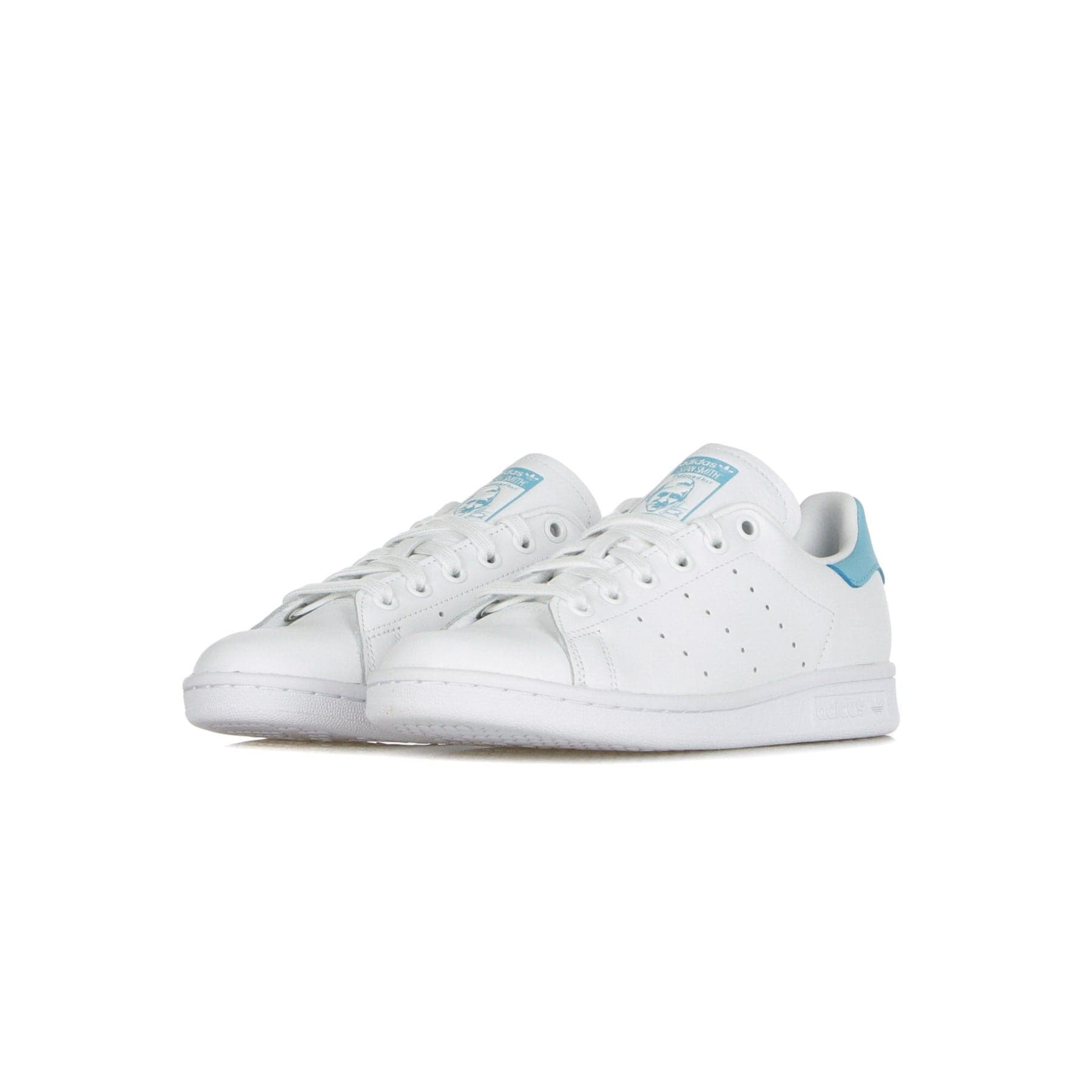 Adidas Scarpa Bassa Uomo Stan Smith Cloud White/cloud White/blue Glow - 3