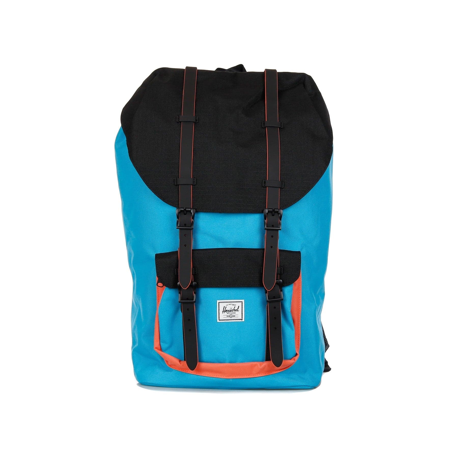 HERSCHEL Zaino Uomo Little America Blue Bird/black/ember Glow - 7