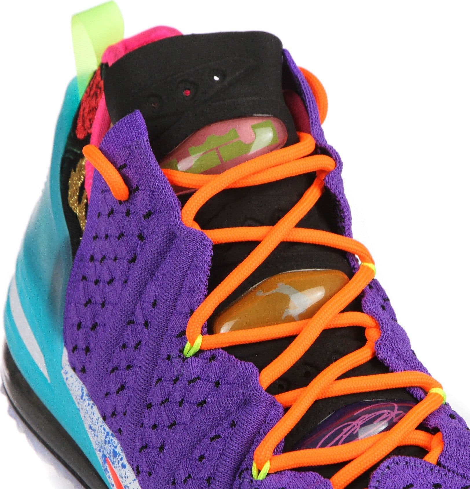 NIKE NBA Scarpa Basket Uomo Lebron Xviii "best 1-9" Psychic Purple/black/multi - 11