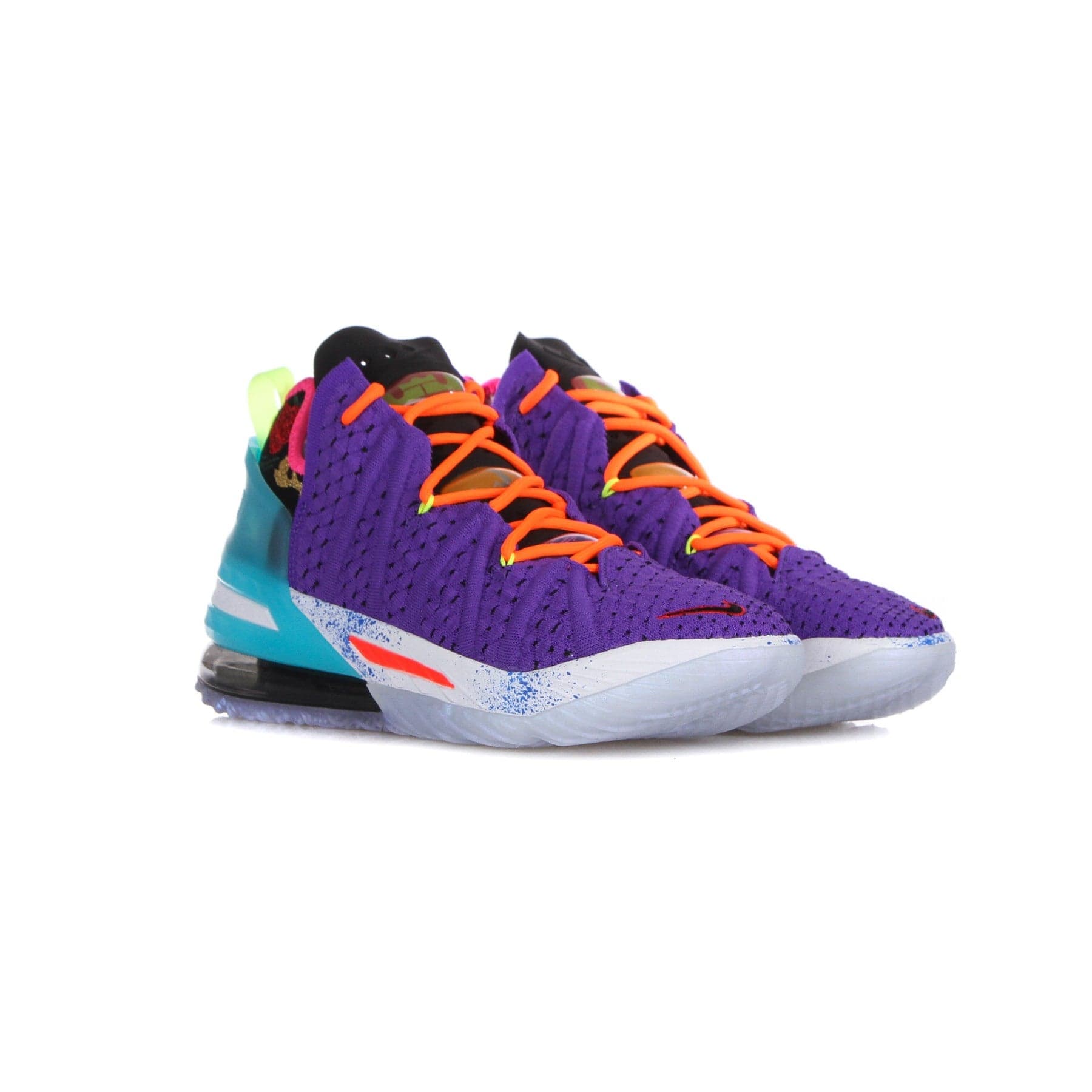 NIKE NBA Scarpa Basket Uomo Lebron Xviii "best 1-9" Psychic Purple/black/multi - 5