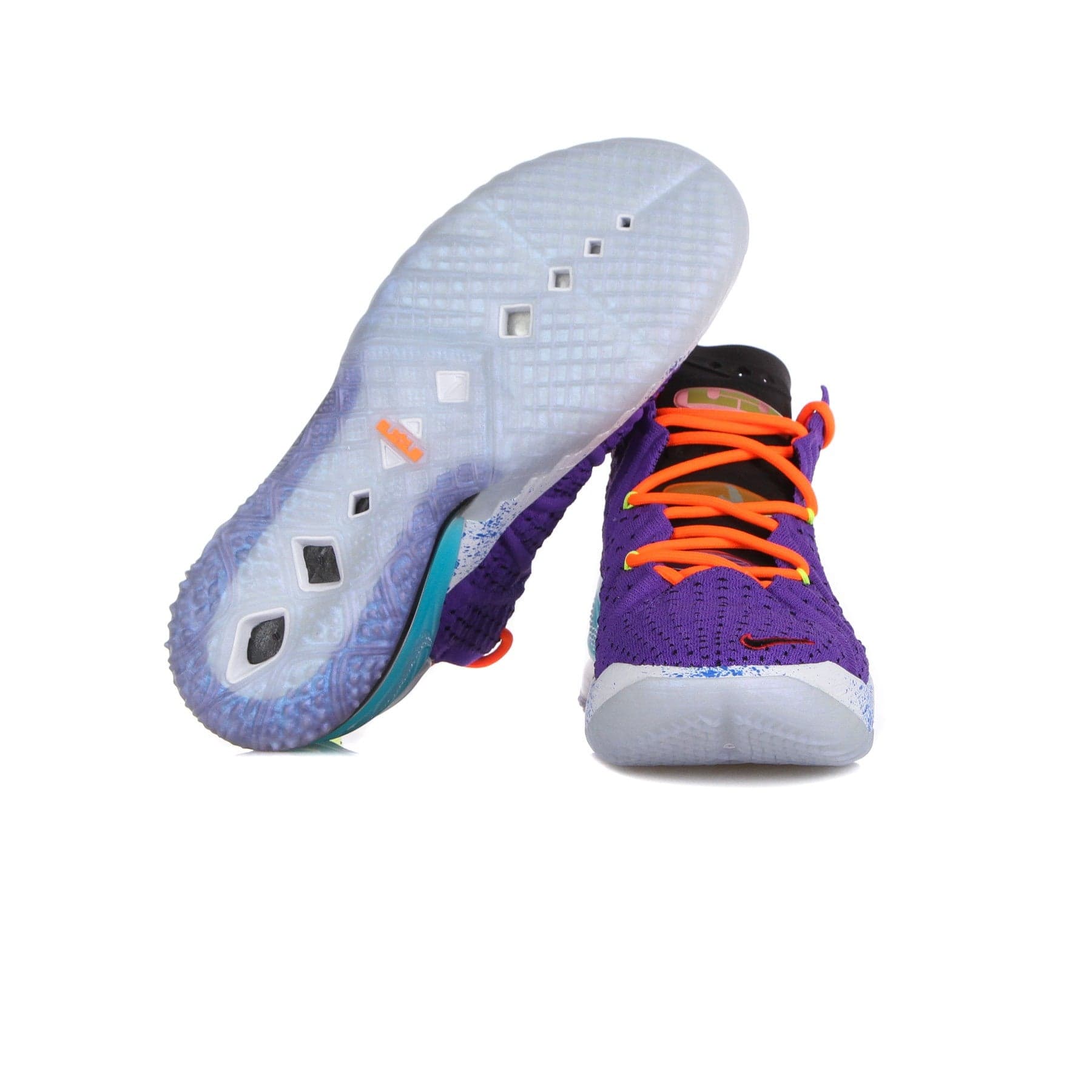 NIKE NBA Scarpa Basket Uomo Lebron Xviii "best 1-9" Psychic Purple/black/multi - 10