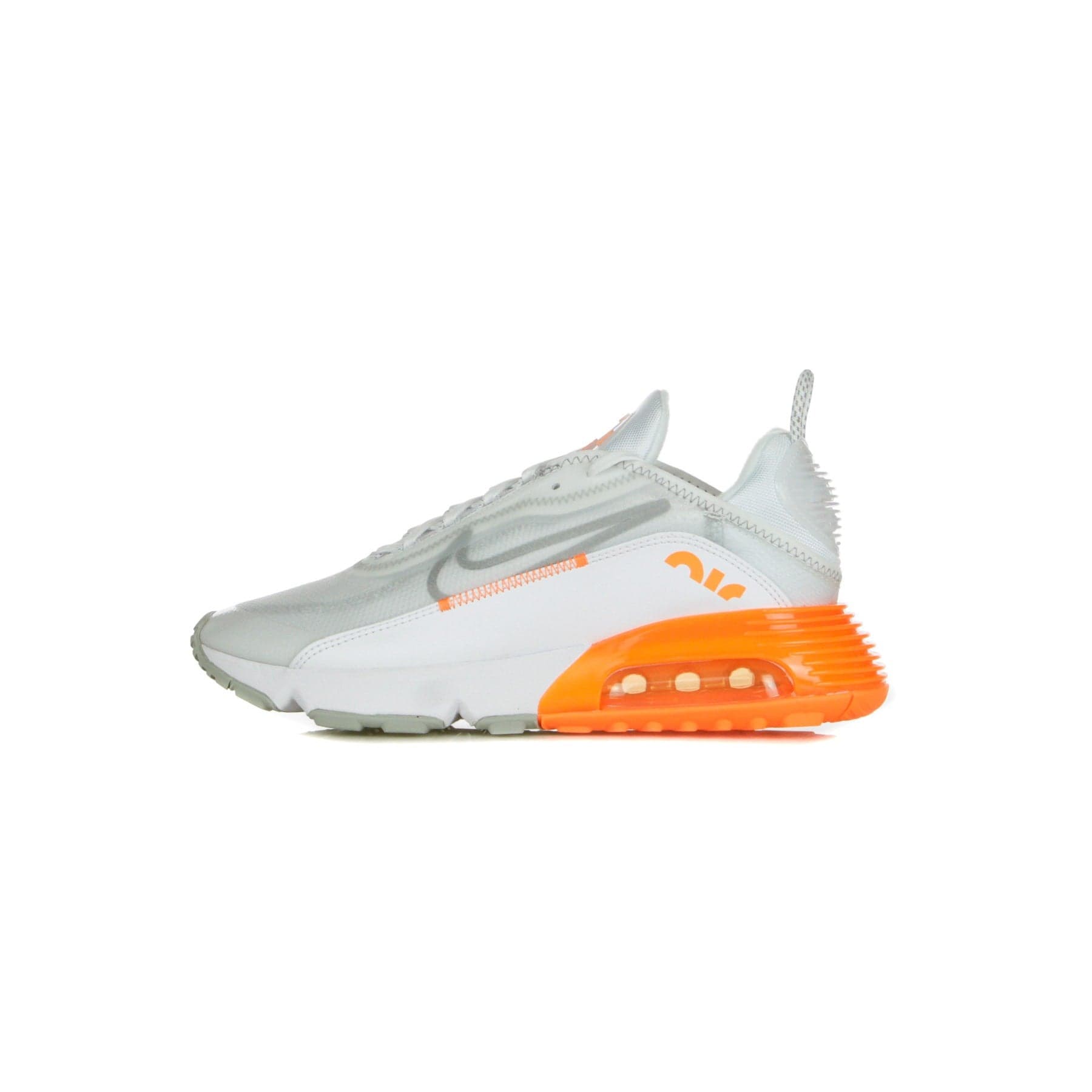 Nike Scarpa Bassa Uomo Air Max 2090 White/metallic Silver/total Orange - 16