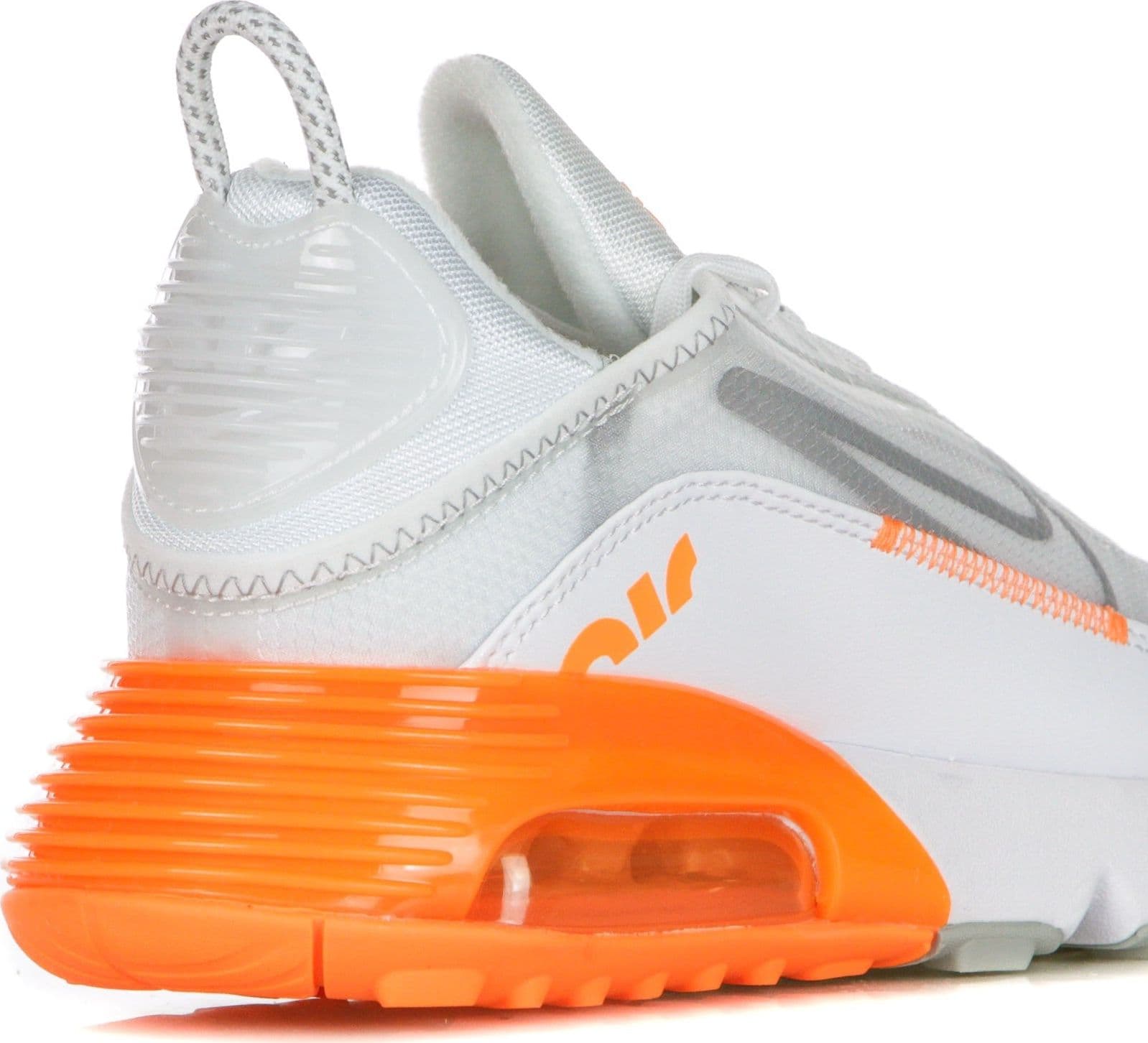 Nike Scarpa Bassa Uomo Air Max 2090 White/metallic Silver/total Orange - 12