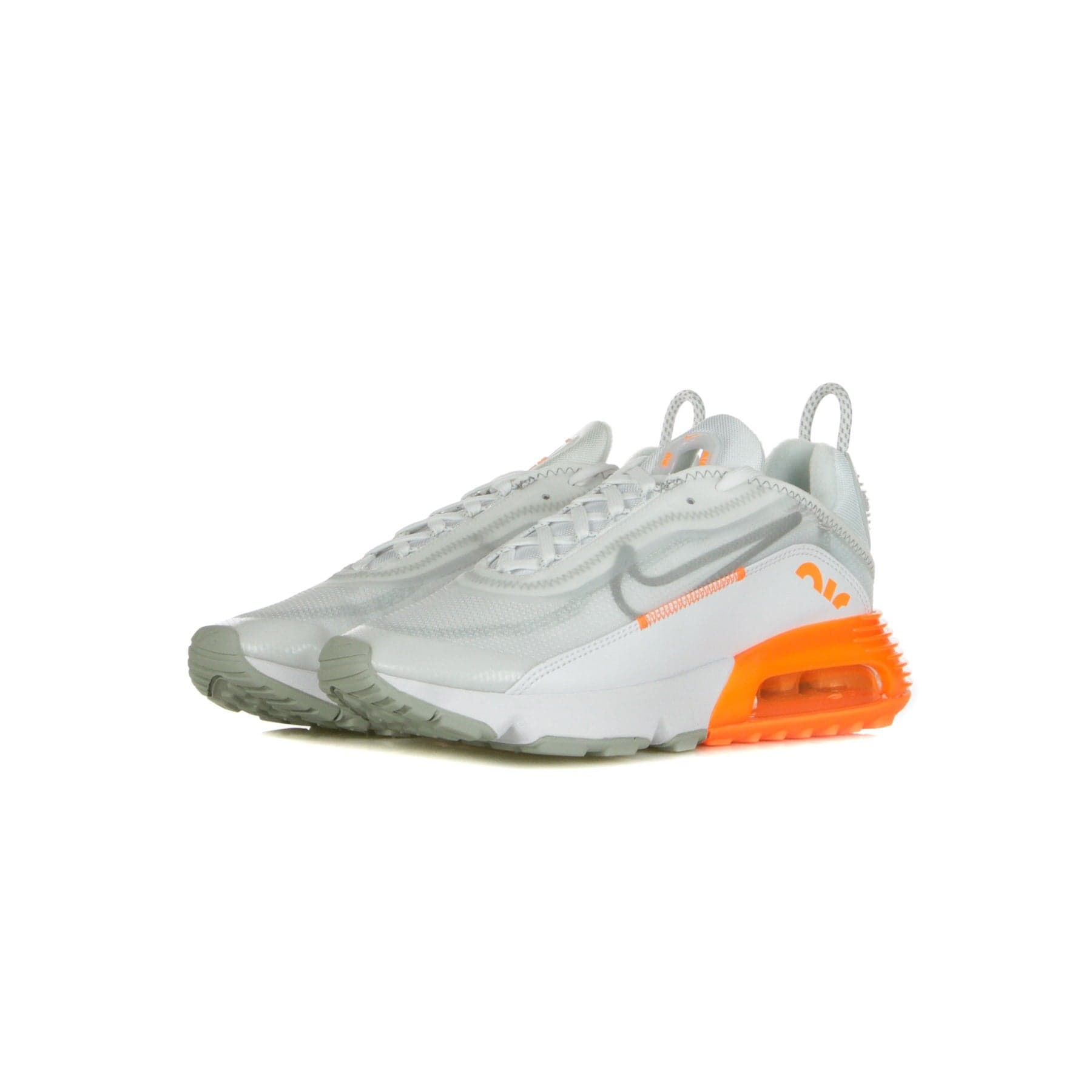 Nike Scarpa Bassa Uomo Air Max 2090 White/metallic Silver/total Orange - 3