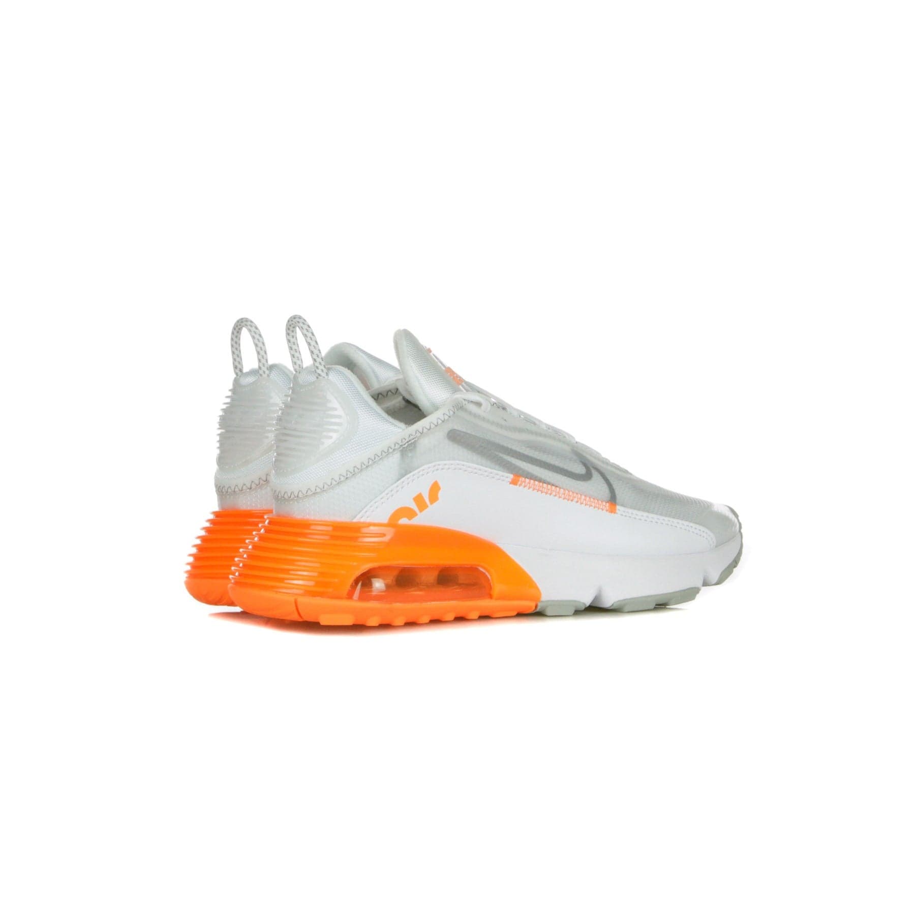 Nike Scarpa Bassa Uomo Air Max 2090 White/metallic Silver/total Orange - 6