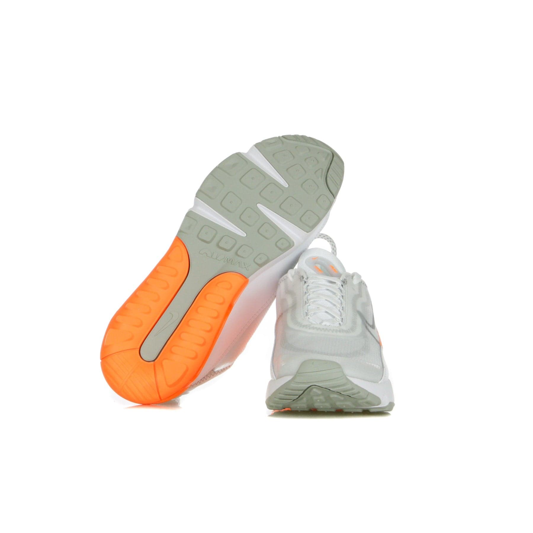 Nike Scarpa Bassa Uomo Air Max 2090 White/metallic Silver/total Orange - 9