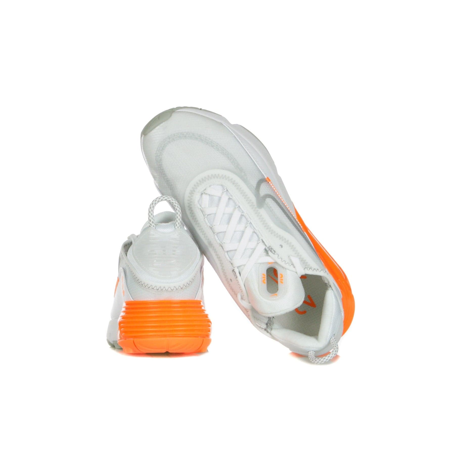 Nike Scarpa Bassa Uomo Air Max 2090 White/metallic Silver/total Orange - 10