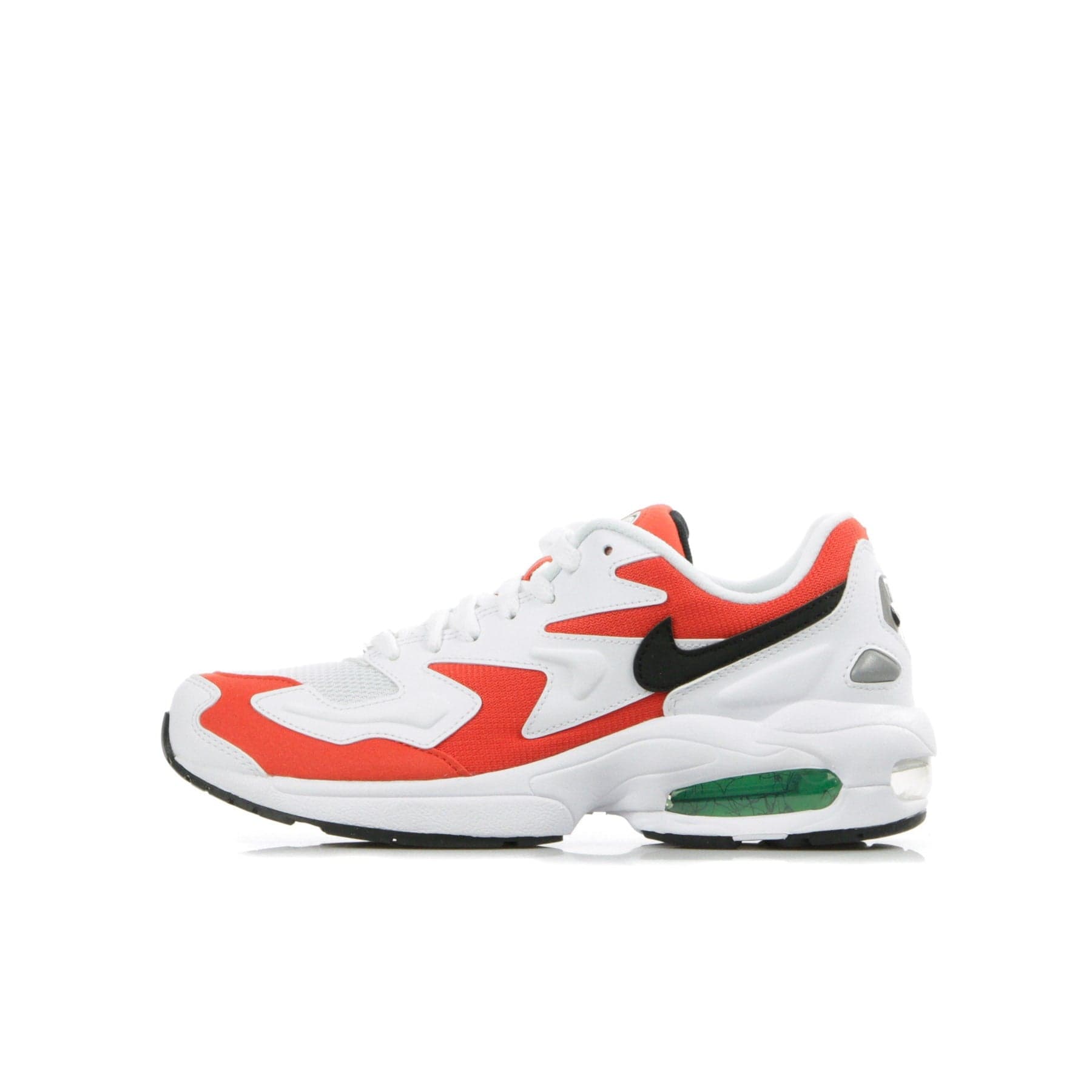 Nike Scarpa Bassa Uomo Air Max 2 Light White/black/habanero Red/cool Grey - 12