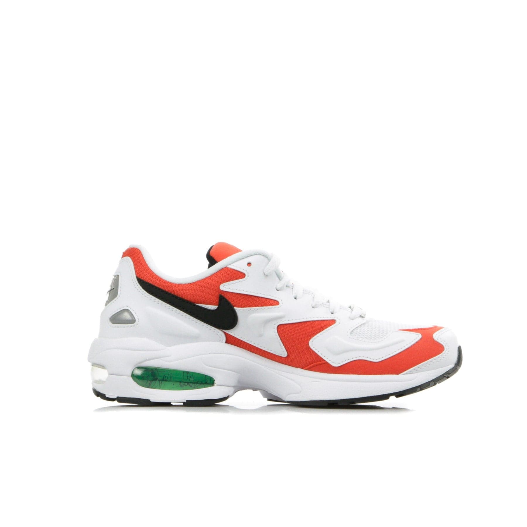 Nike Scarpa Bassa Uomo Air Max 2 Light White/black/habanero Red/cool Grey - 4
