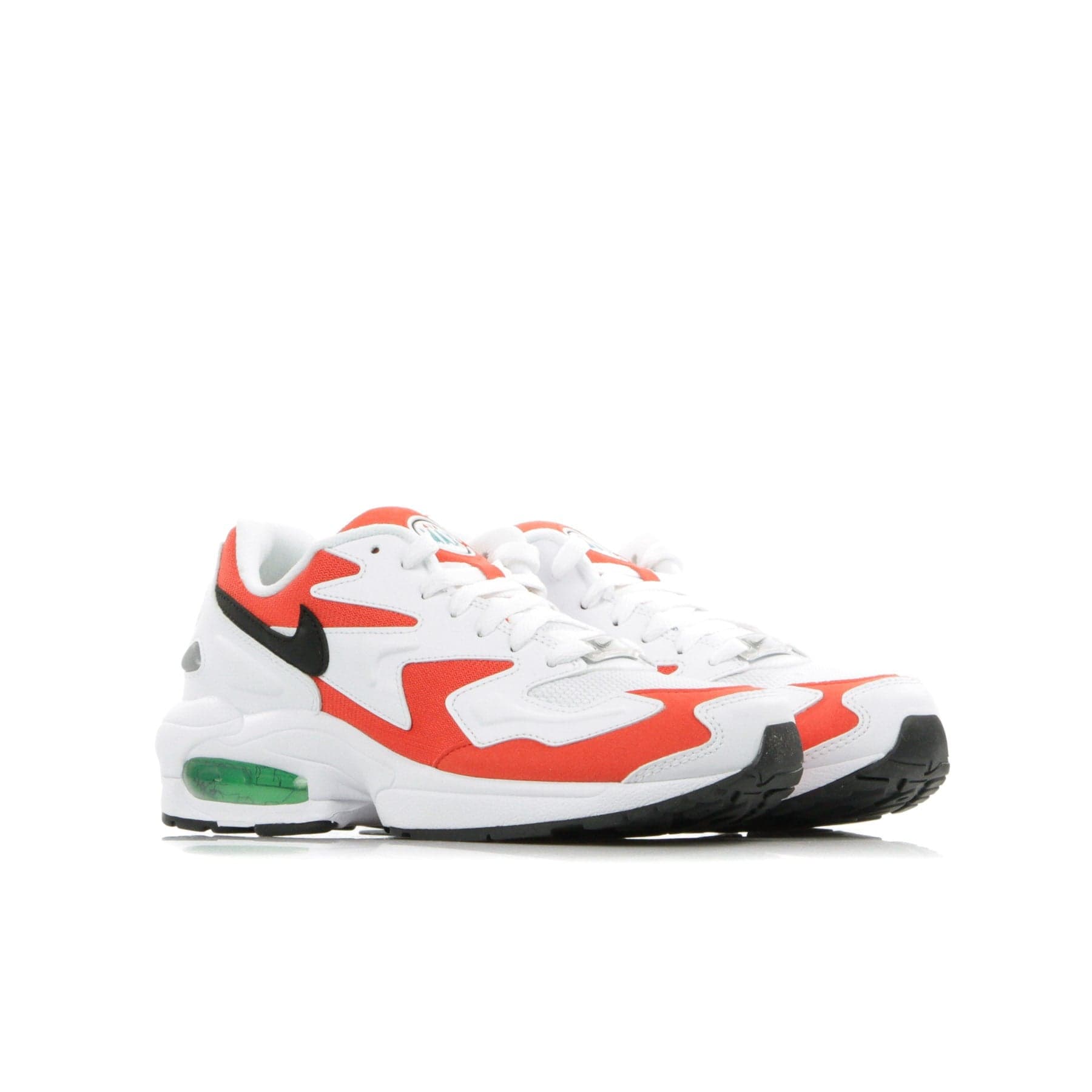 Nike Scarpa Bassa Uomo Air Max 2 Light White/black/habanero Red/cool Grey - 7