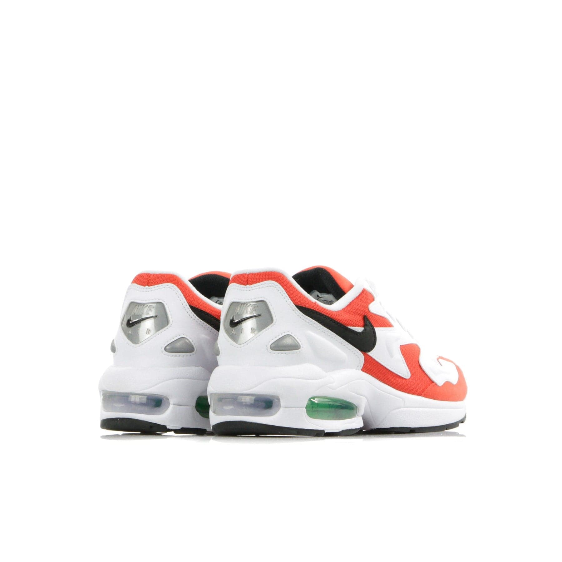 Nike Scarpa Bassa Uomo Air Max 2 Light White/black/habanero Red/cool Grey - 8