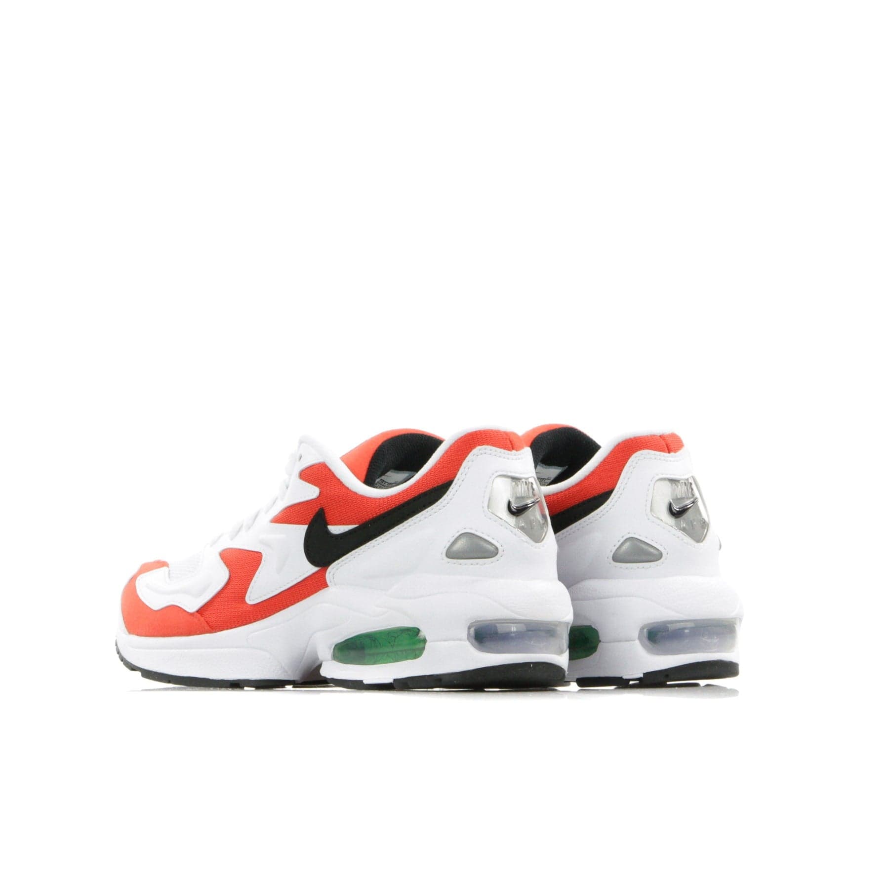 Nike Scarpa Bassa Uomo Air Max 2 Light White/black/habanero Red/cool Grey - 10