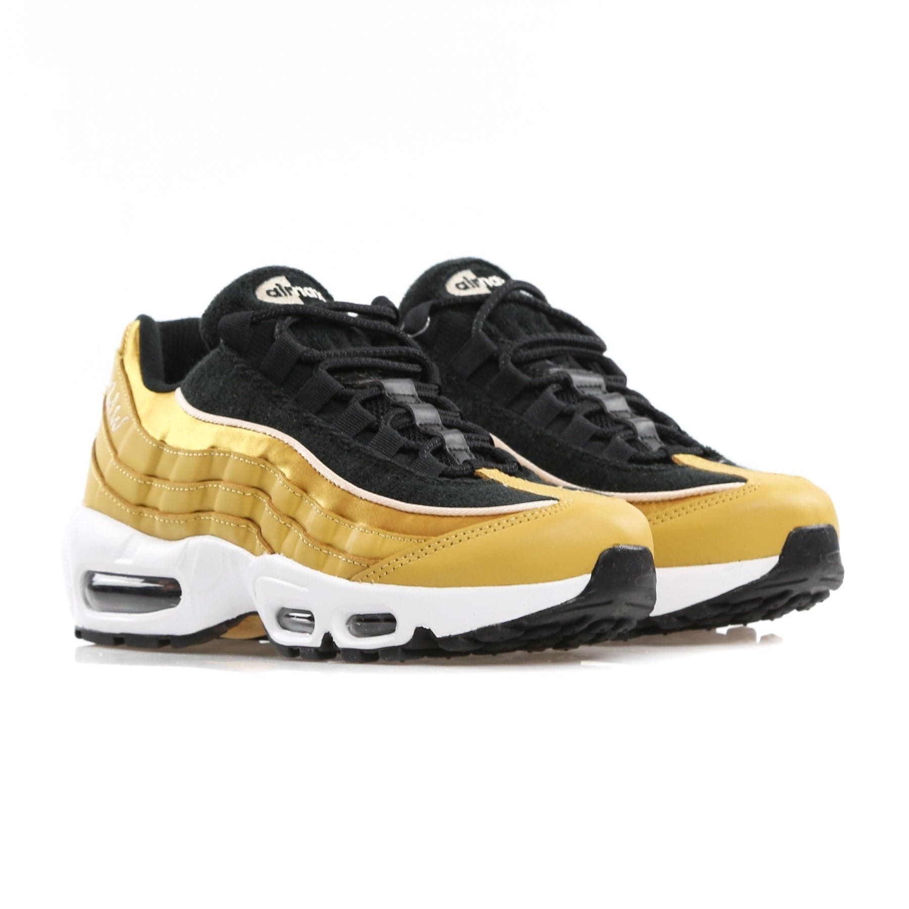 Nike Scarpa Bassa Donna Wmns Air Max 95 Lx Wheat Gold/wheat Gold/black - 5